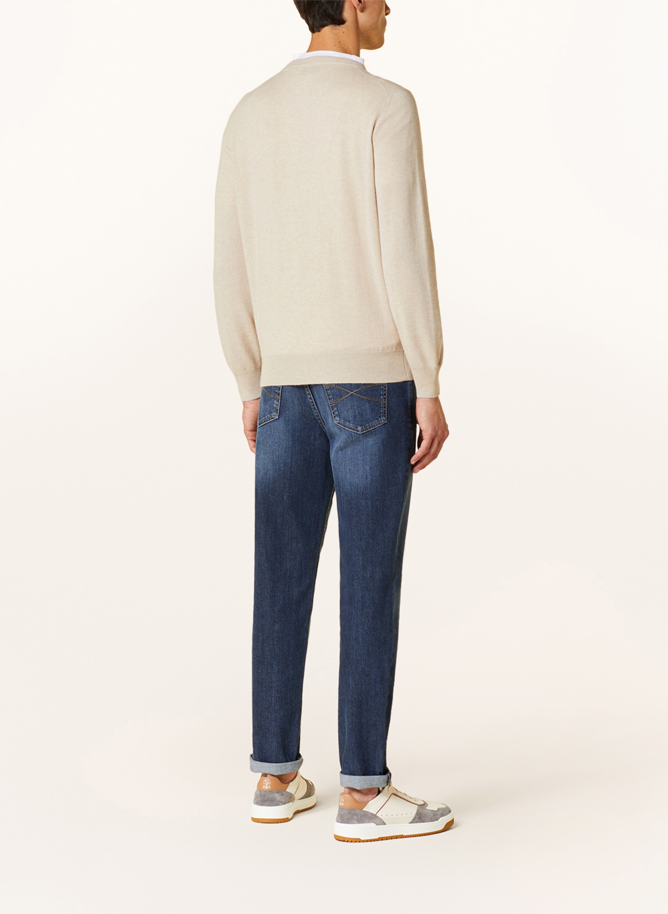 BRUNELLO CUCINELLI Cashmere sweater, Color: BEIGE (Image 3)