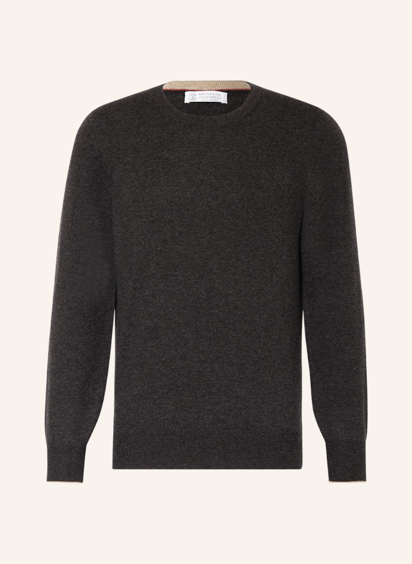 BRUNELLO CUCINELLI Cashmere-Pullover, Farbe: DUNKELGRAU (Bild 1)