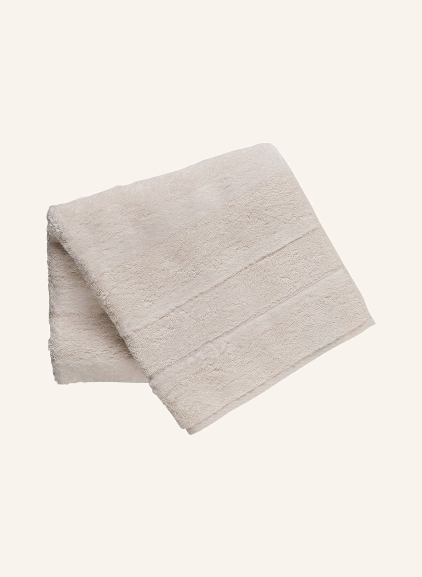 Cawö Towel NOBLESSE, Color: SAND  (Image 2)