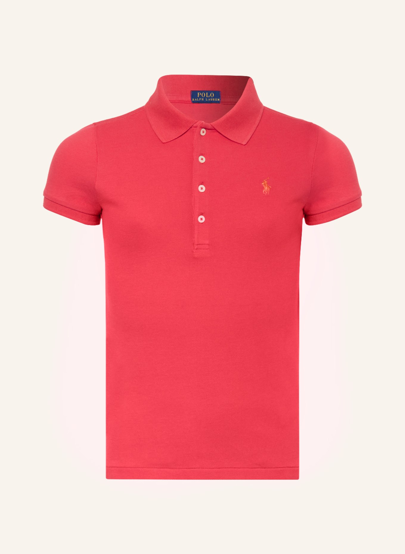 POLO RALPH LAUREN Piqué-Poloshirt, Farbe: PINK (Bild 1)