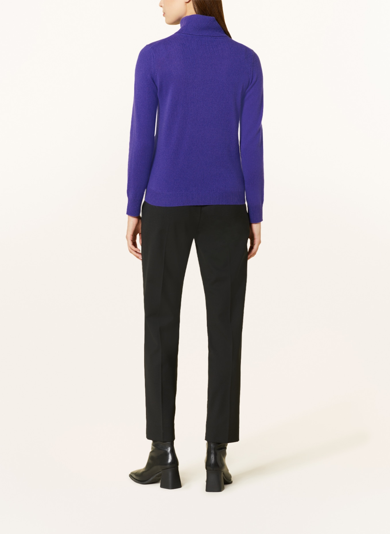lilienfels Turtleneck sweater in cashmere, Color: PURPLE (Image 3)