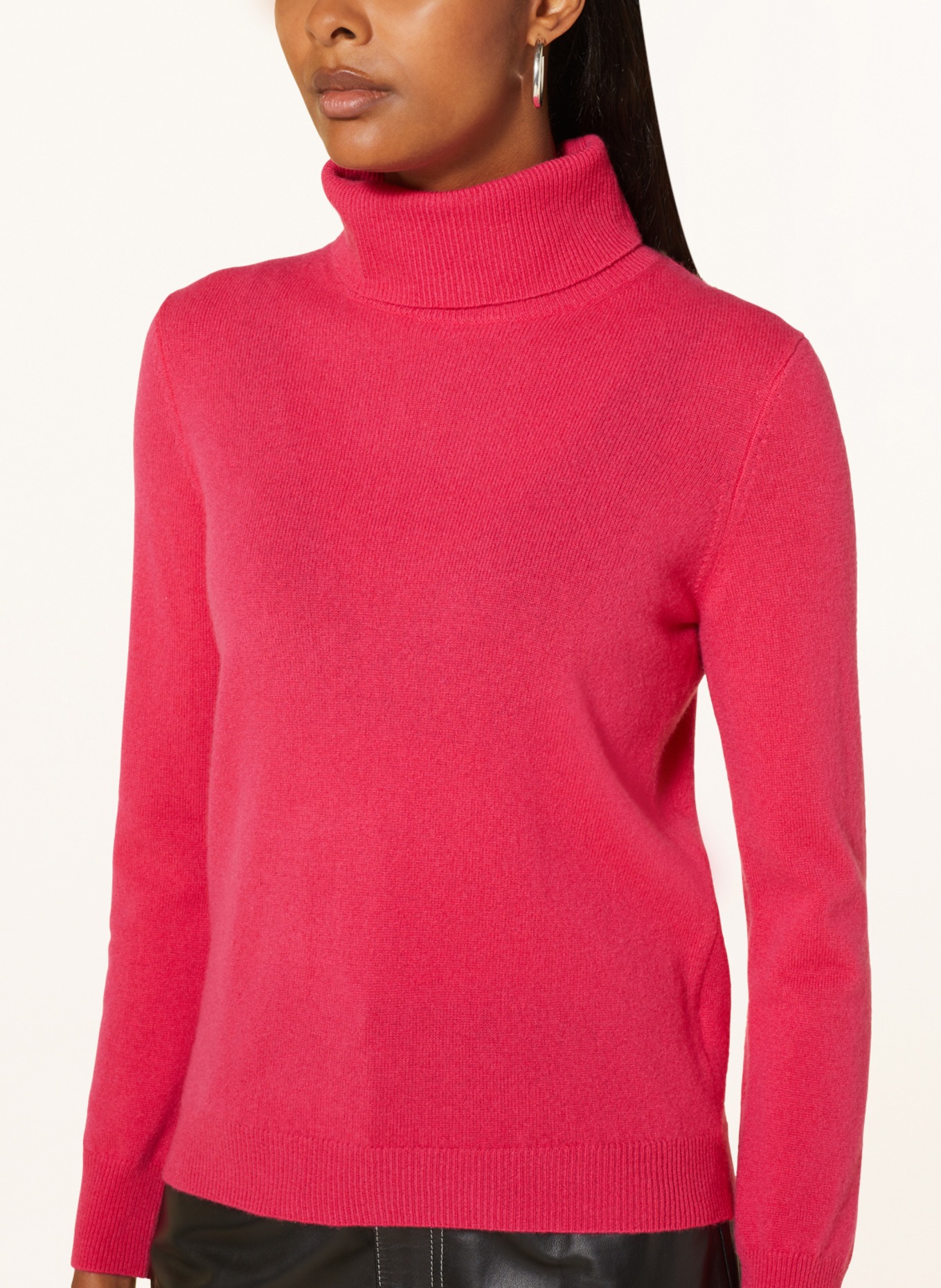 lilienfels Turtleneck sweater in cashmere, Color: PINK (Image 4)