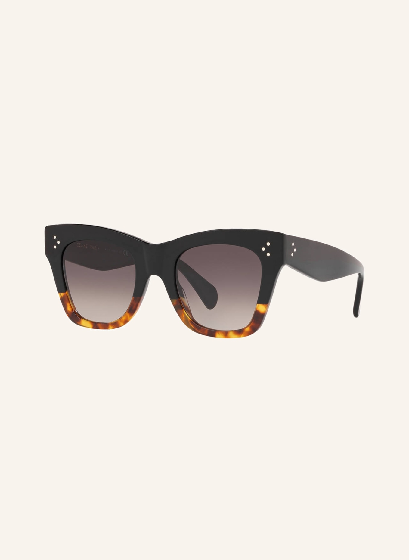 CELINE Sunglasses CL000194, Color: 1000935922 - BLACK/HAVANA/GRAY GRADIENT (Image 1)