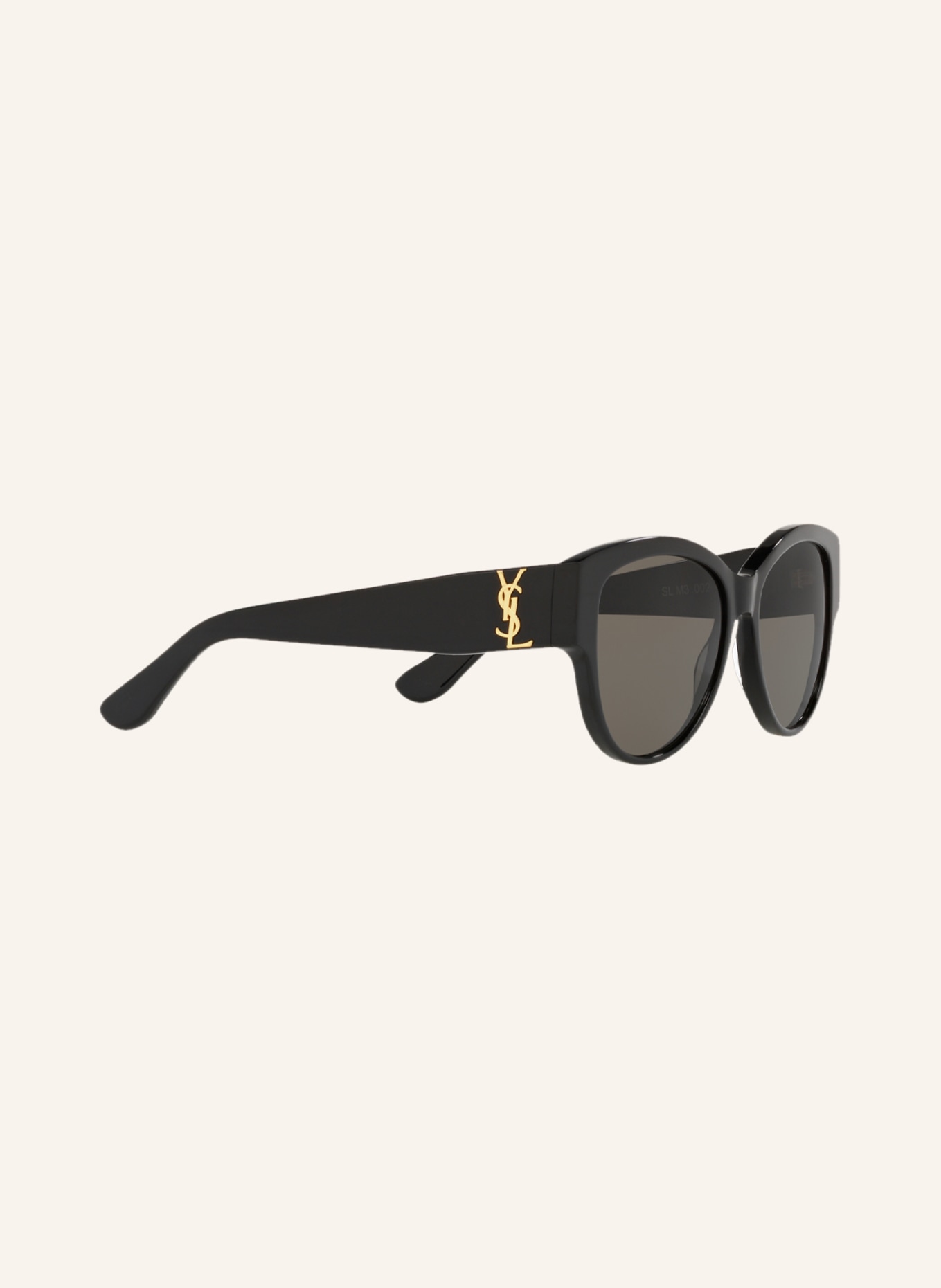 SAINT LAURENT Sunglasses YS000068, Color: 1100L1 - BLACK/ TAUPE (Image 3)
