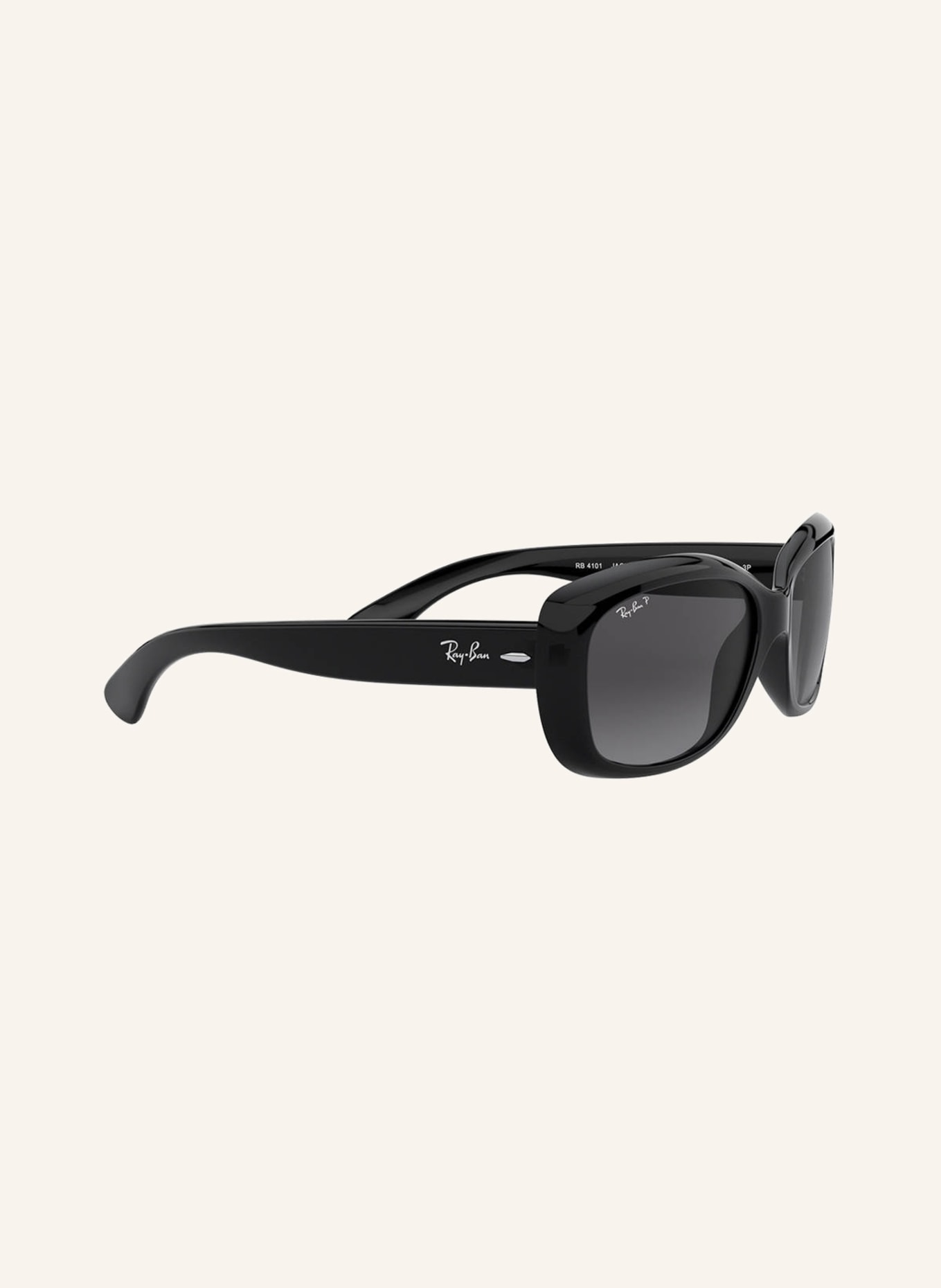 Ray-Ban Sunglasses RB4101 JACKIE OHH, Color: 601/T3 - BLACK/ GRAY GRADIENT (Image 3)