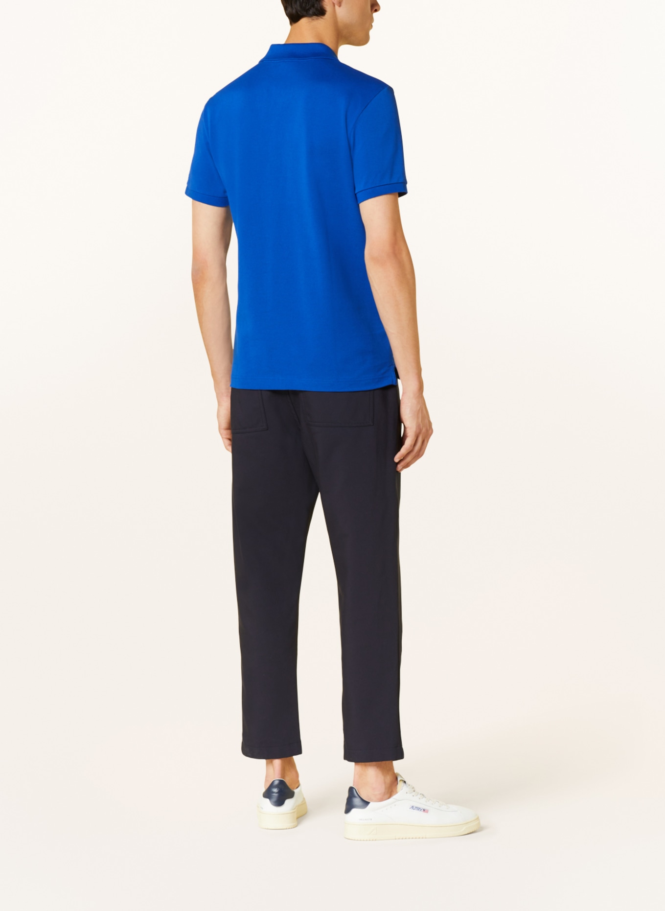 LACOSTE Piqué-Poloshirt Slim Fit, Farbe: BLAU (Bild 3)