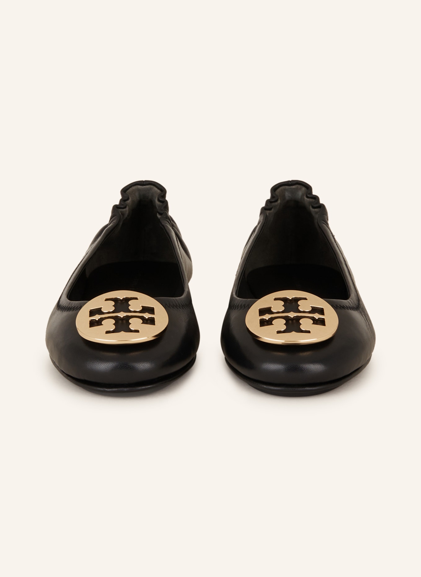 TORY BURCH Ballerinas MINNIE, Color: 013 perfect black/gold (Image 3)