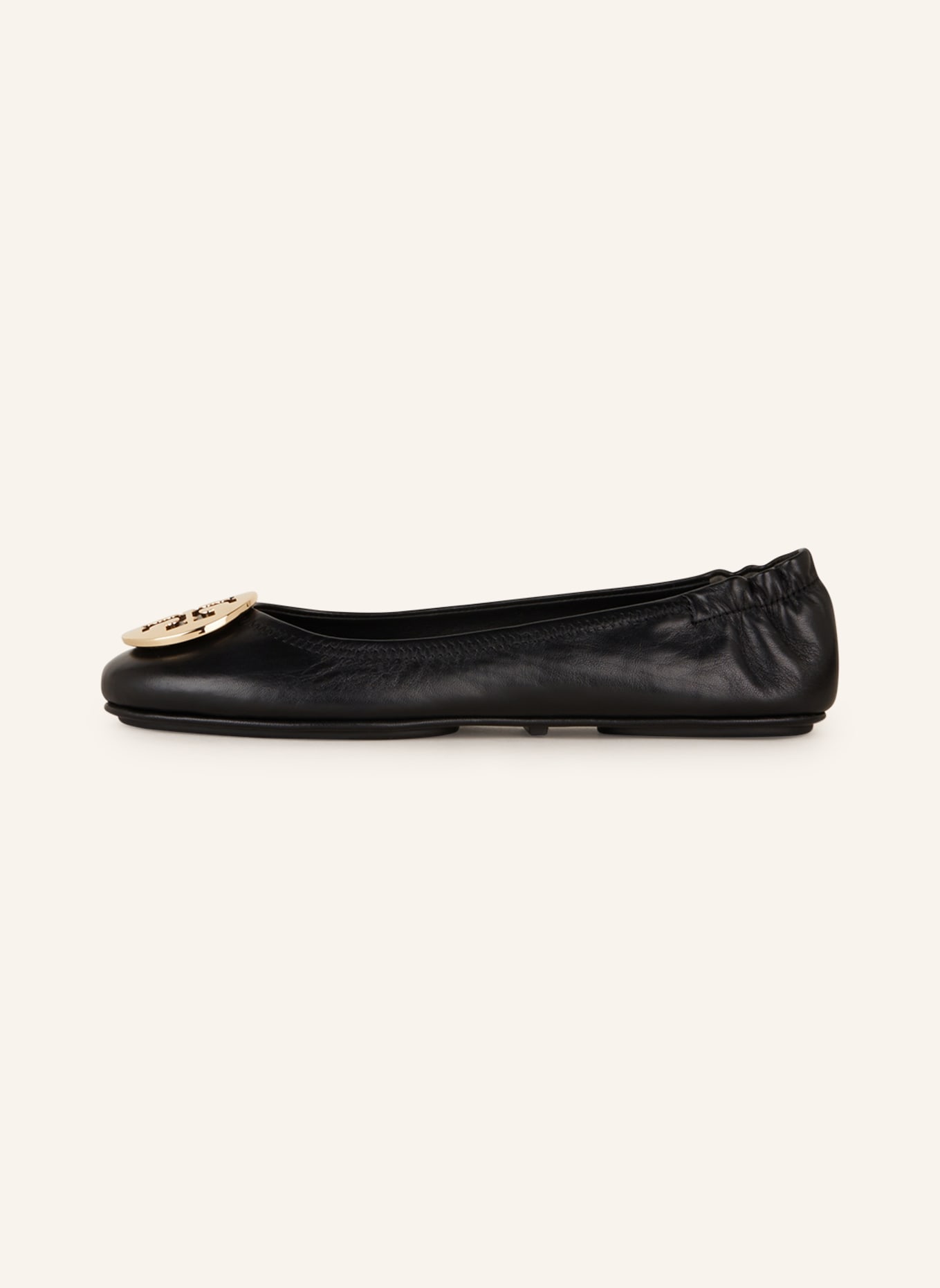 TORY BURCH Ballerinas MINNIE, Color: 013 perfect black/gold (Image 4)