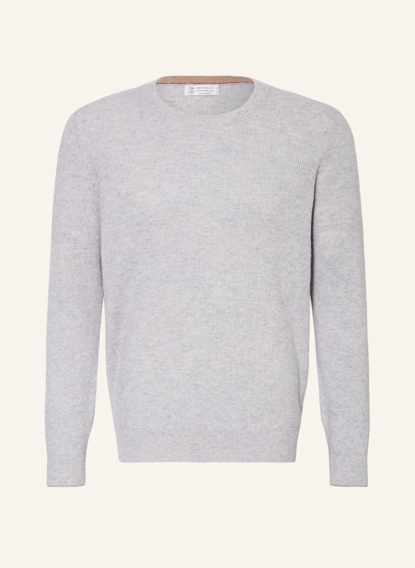 BRUNELLO CUCINELLI Cashmere sweater , Color: LIGHT GRAY (Image 1)