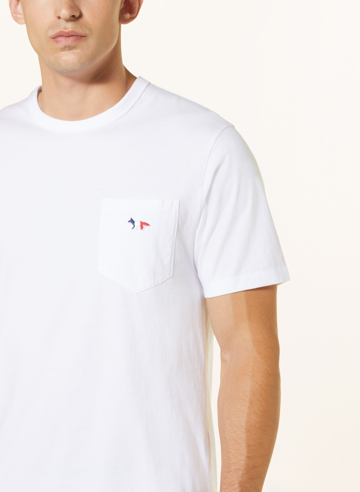MAISON KITSUNÉ T-Shirt, Farbe: WEISS (Bild 4)