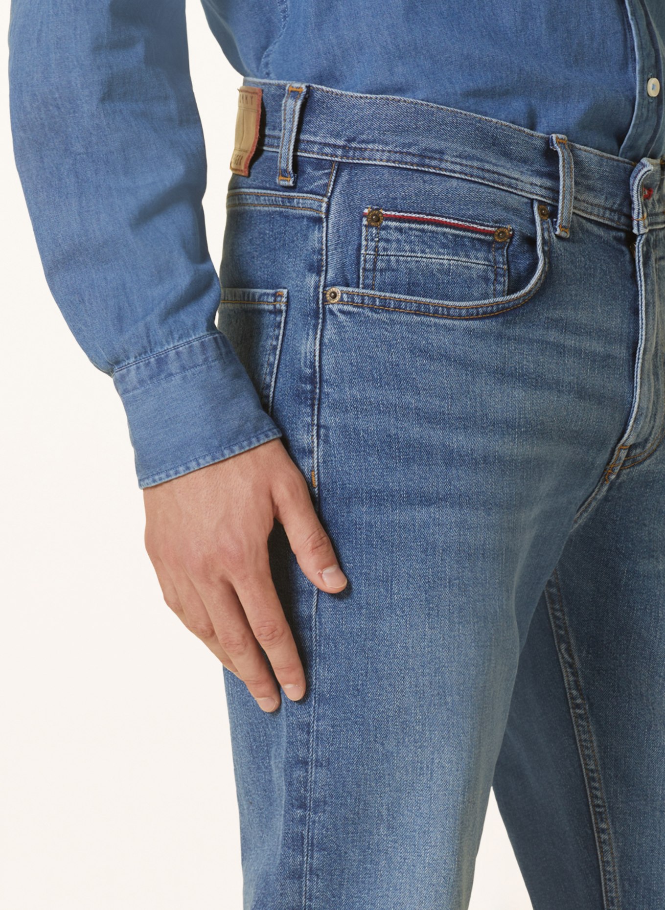 TOMMY HILFIGER Jeans CORE DENTON Straight Fit, Farbe: 1BB Boston Indigo (Bild 5)