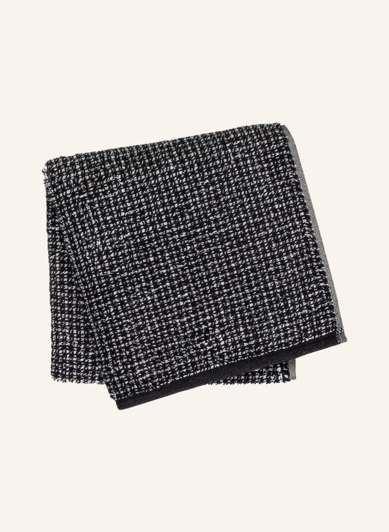 Cawö Towel ZOOM , Color: BLACK/ WHITE (Image 2)