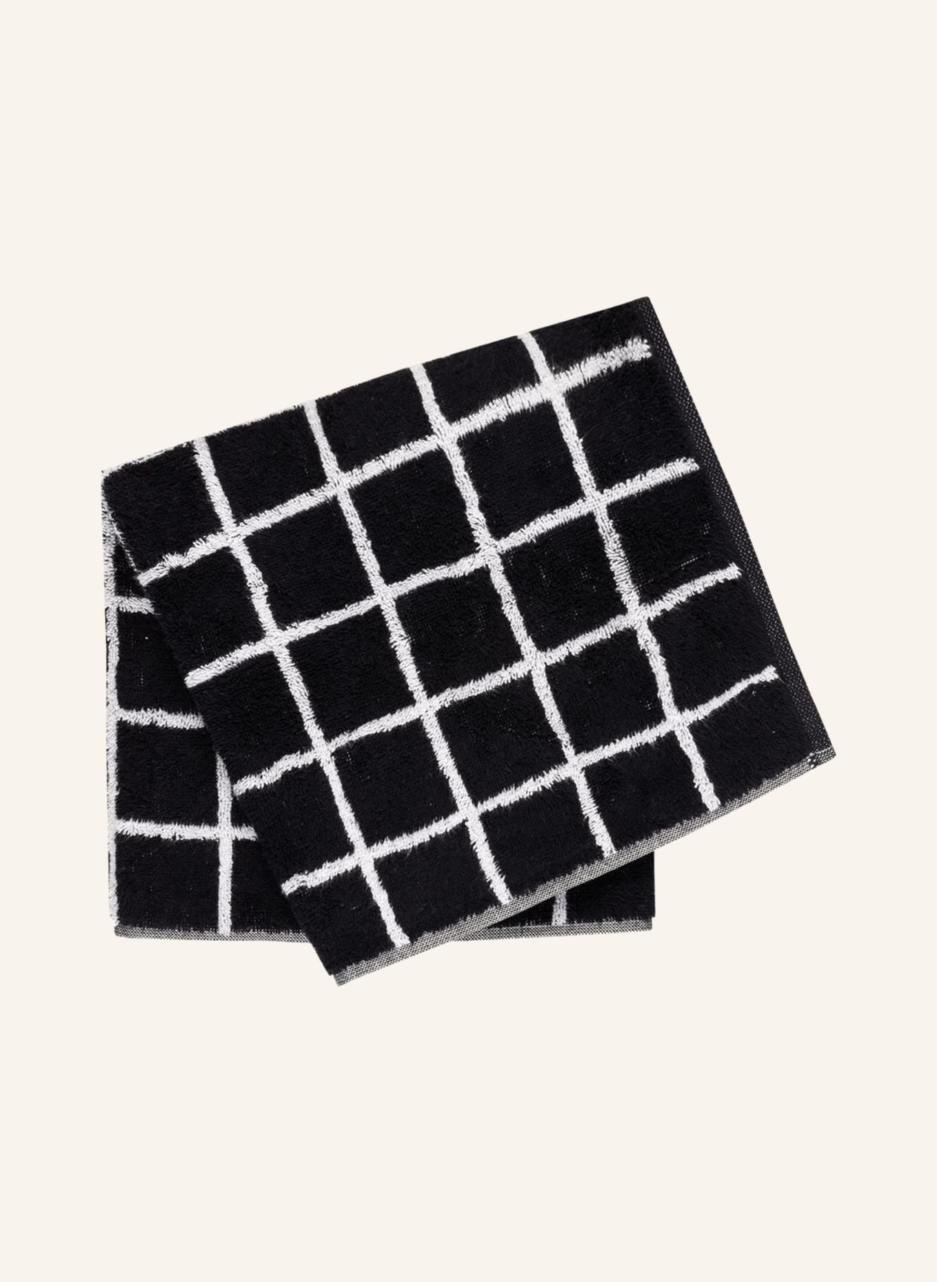 Cawö Towel ZOOM, Color: BLACK/ WHITE (Image 2)