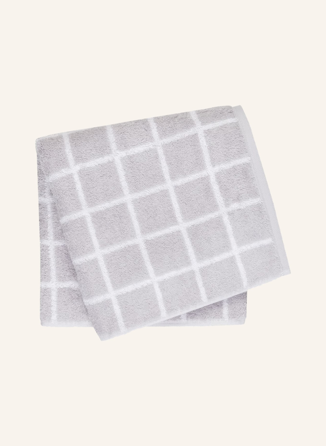 Cawö Handtuch ZOOM, Farbe: HELLGRAU/ WEISS (Bild 2)