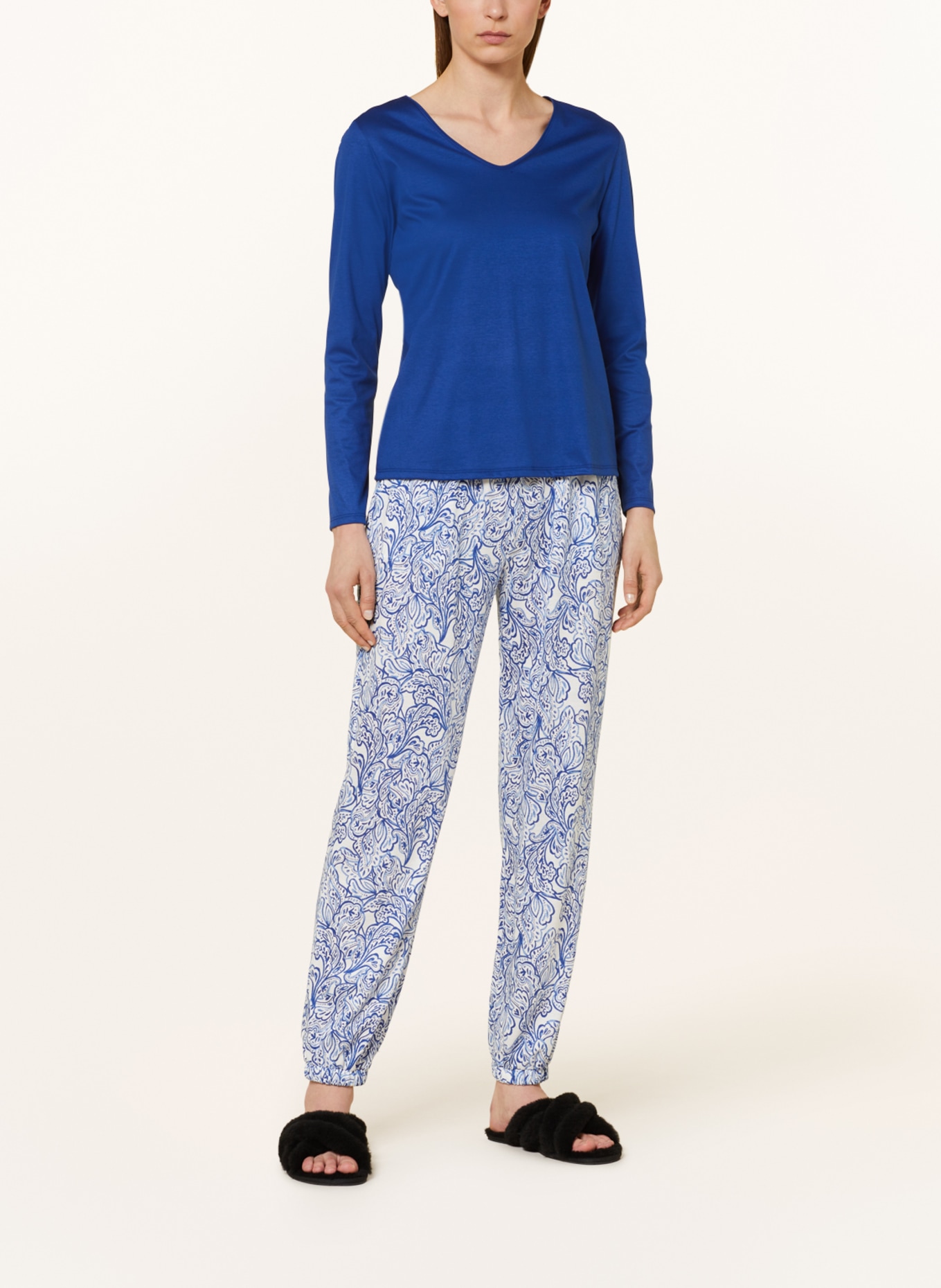 CALIDA Pajama shirt FAVOURITES SUNKISS, Color: BLUE (Image 2)