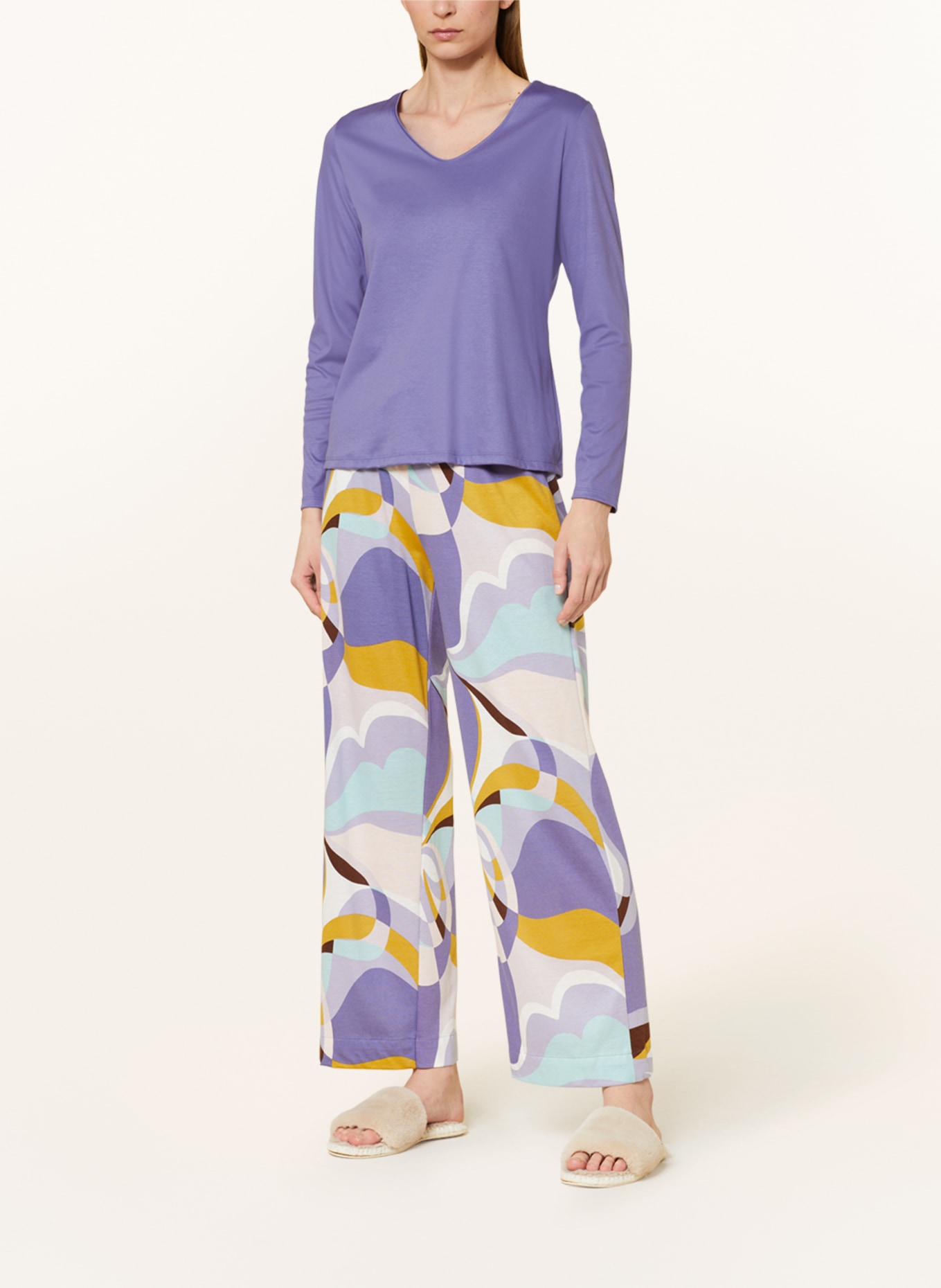 CALIDA Pajama shirt FAVOURITES SUNKISS, Color: PURPLE (Image 2)