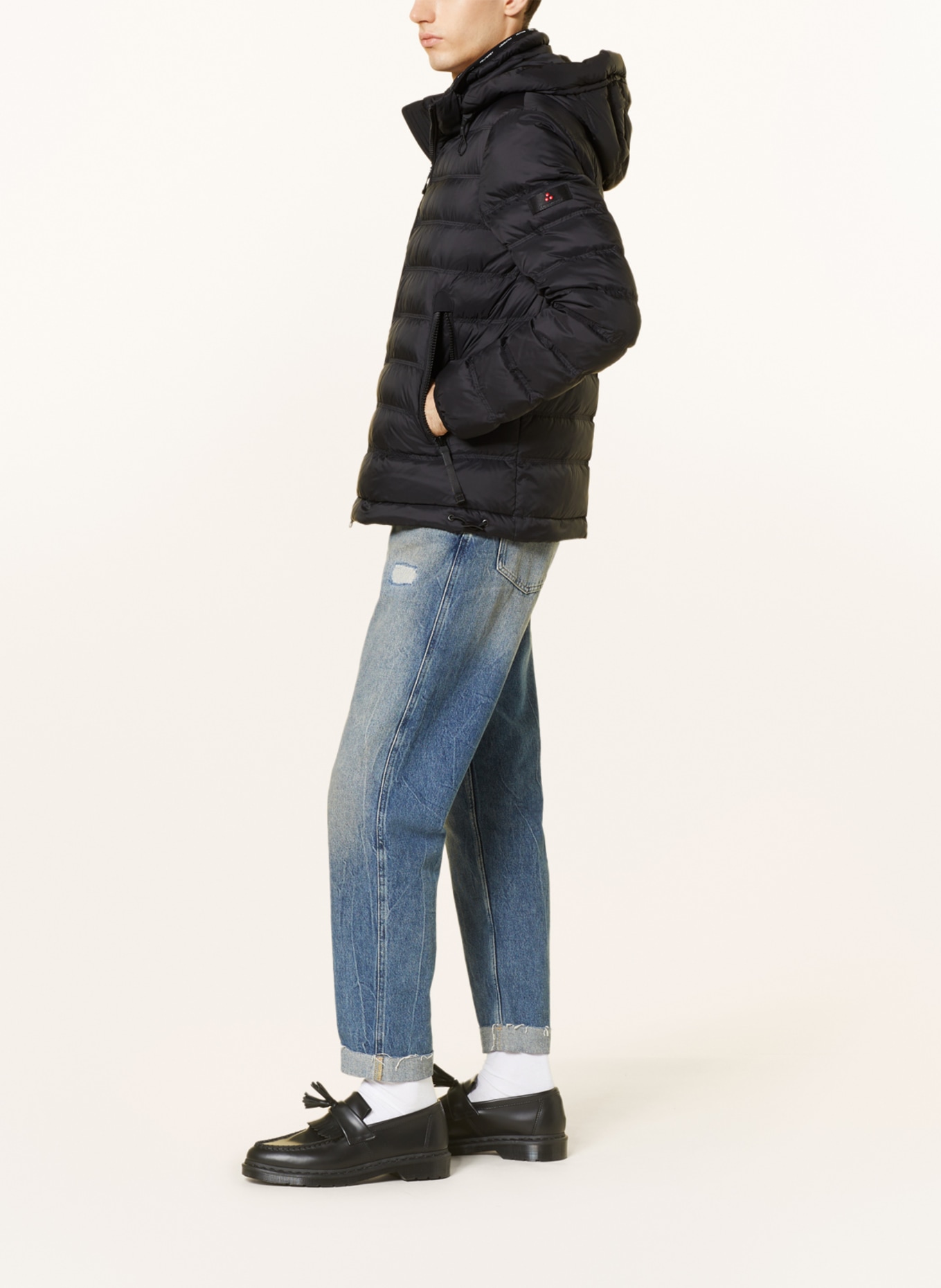 PEUTEREY Lightweight down jacket BOGGS, Color: BLACK (Image 4)