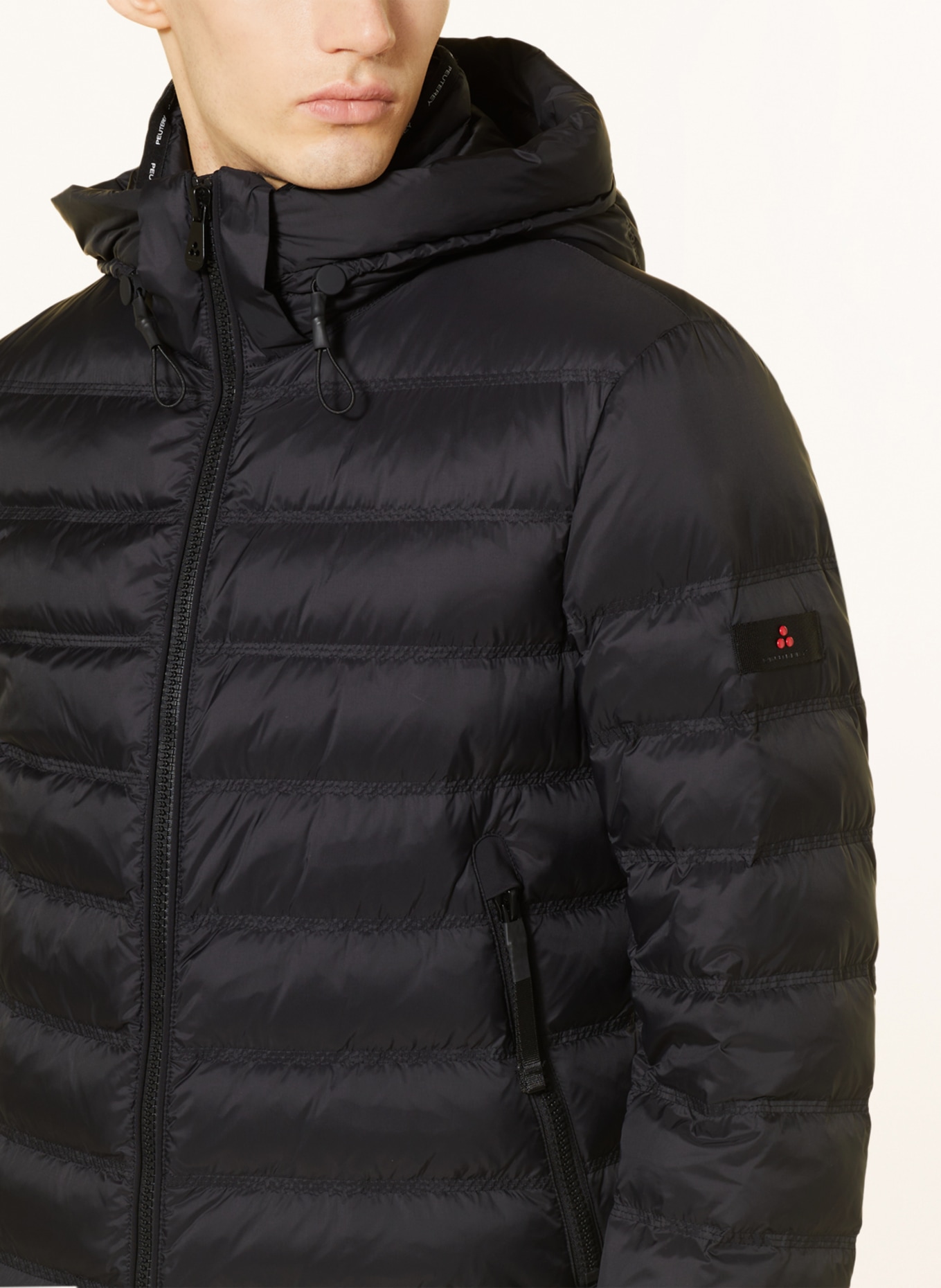 PEUTEREY Lightweight down jacket BOGGS, Color: BLACK (Image 5)