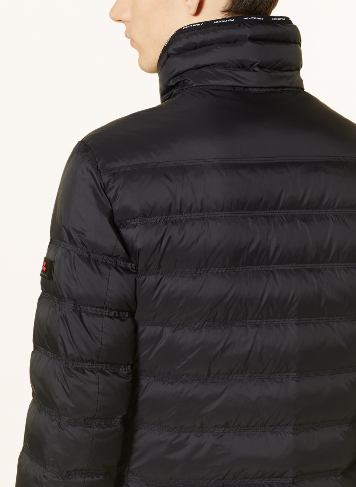 PEUTEREY Lightweight down jacket BOGGS, Color: BLACK (Image 6)