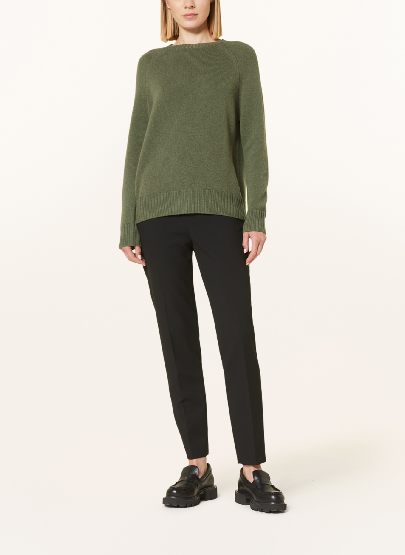 lilienfels Cashmere-Pullover, Farbe: KHAKI (Bild 2)