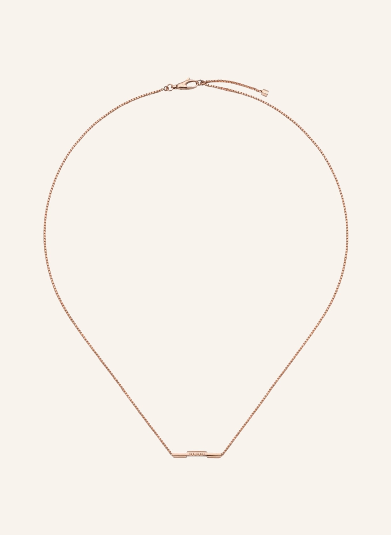 GUCCI Necklace LINK TO LOVE, Color: ROSE GOLD (Image 1)