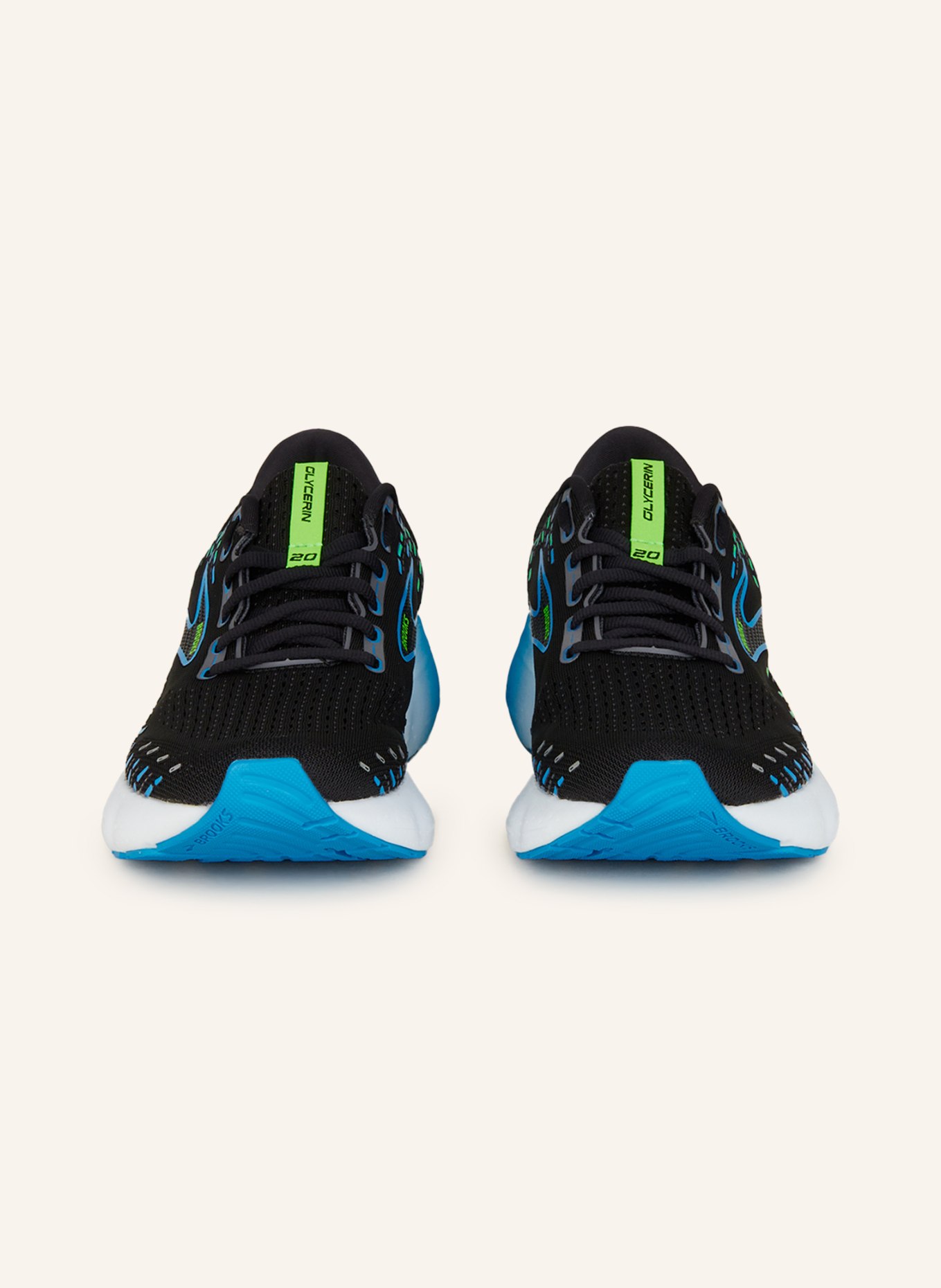 BROOKS Running shoes GLYCERIN 20, Color: BLACK/ BLUE (Image 3)