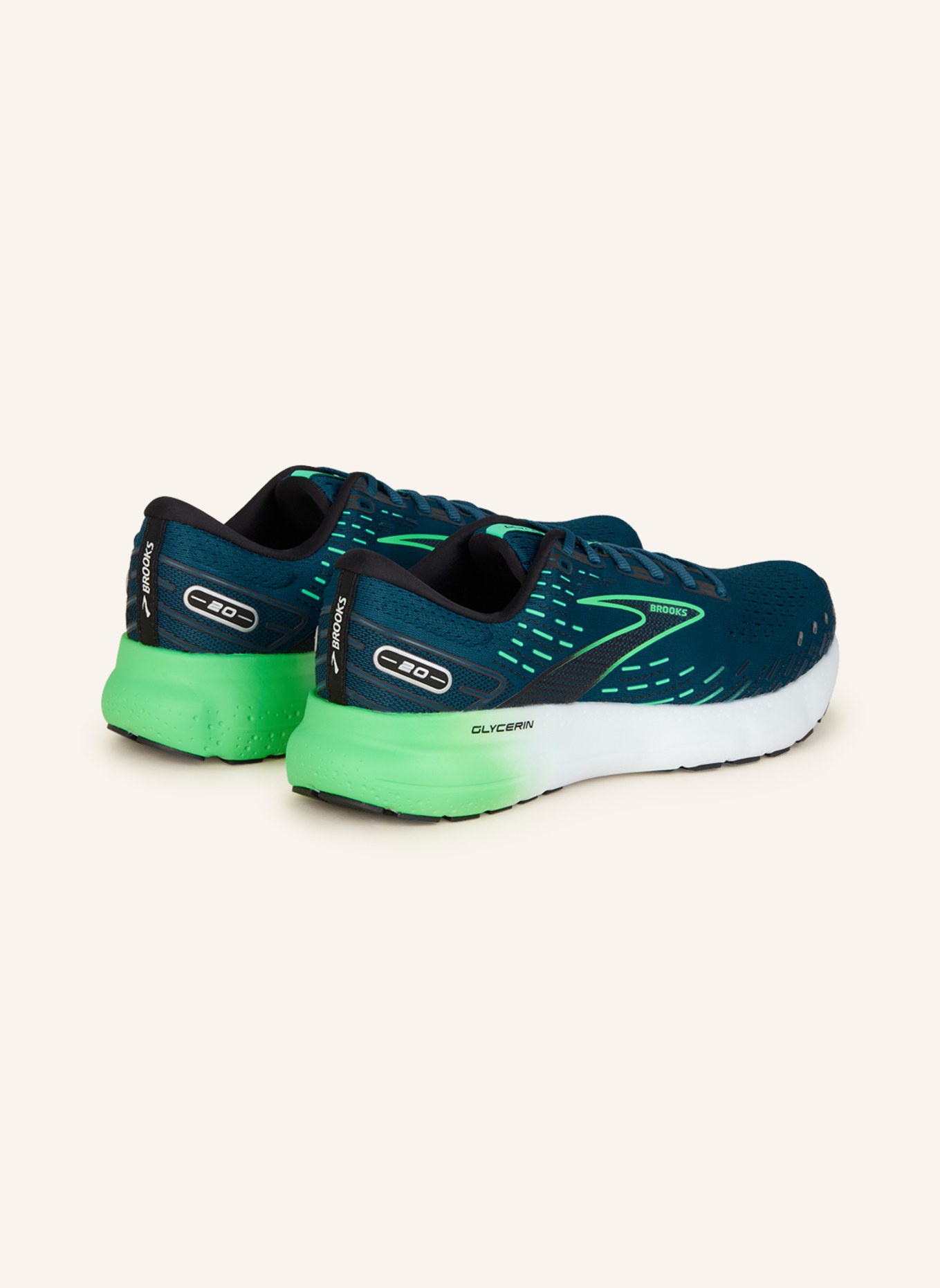 BROOKS Running shoes GLYCERIN 20, Color: TEAL (Image 2)