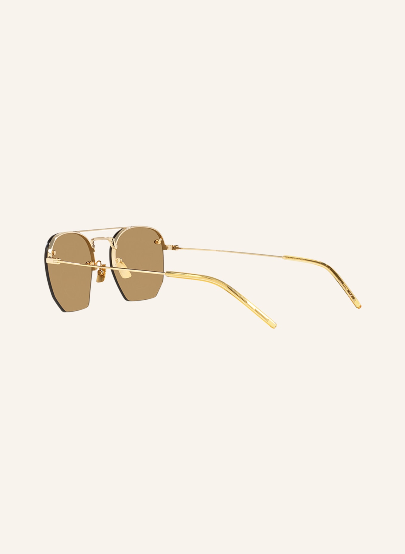 SAINT LAURENT Sunglasses YS000274, Color: 2310D1 - GOLD/BROWN (Image 4)