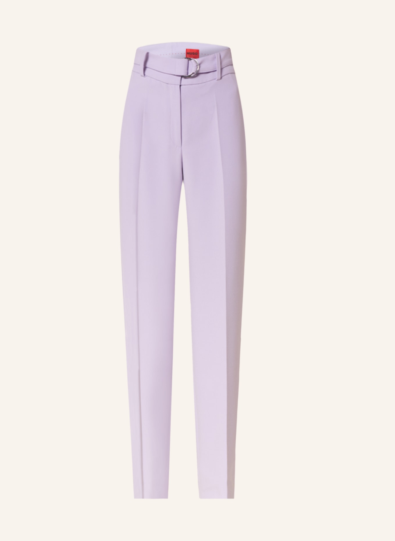 HUGO Wide leg trousers HUGLIA, Color: LIGHT PURPLE (Image 1)