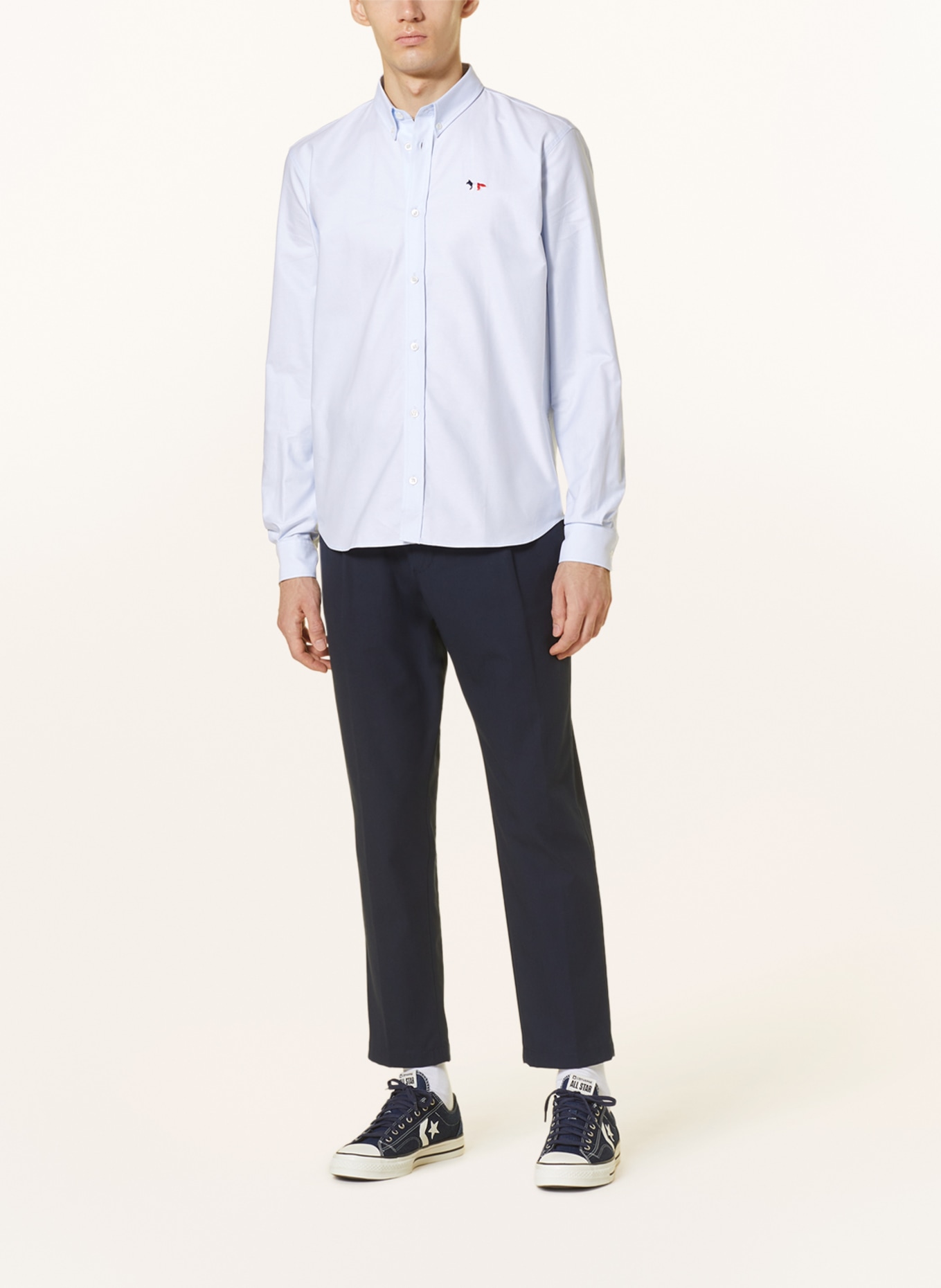 MAISON KITSUNÉ Shirt regular fit, Color: LIGHT BLUE (Image 2)