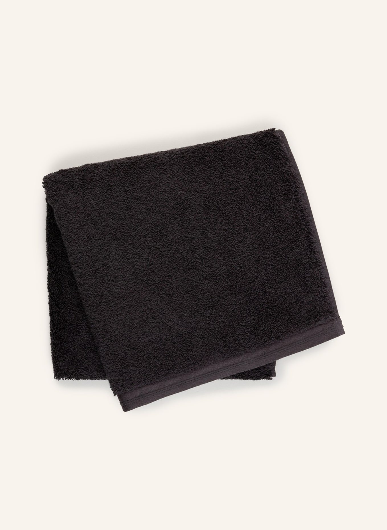 VOSSEN Handtuch VEGAN LIFE: DUNKELGRAU