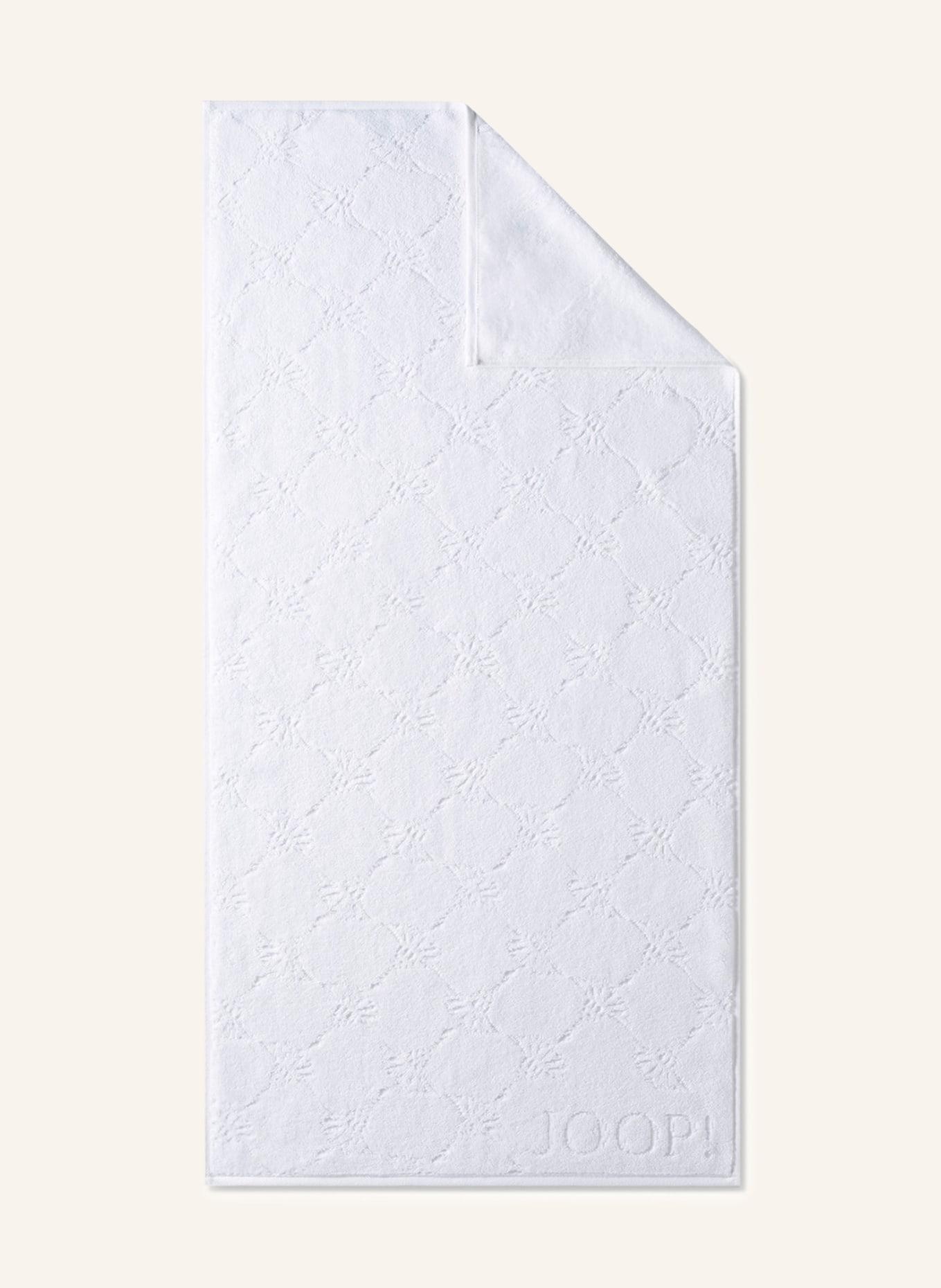 JOOP! Ręcznik UNI CORNFLOWER, Kolor: KREMOWY (Obrazek 1)