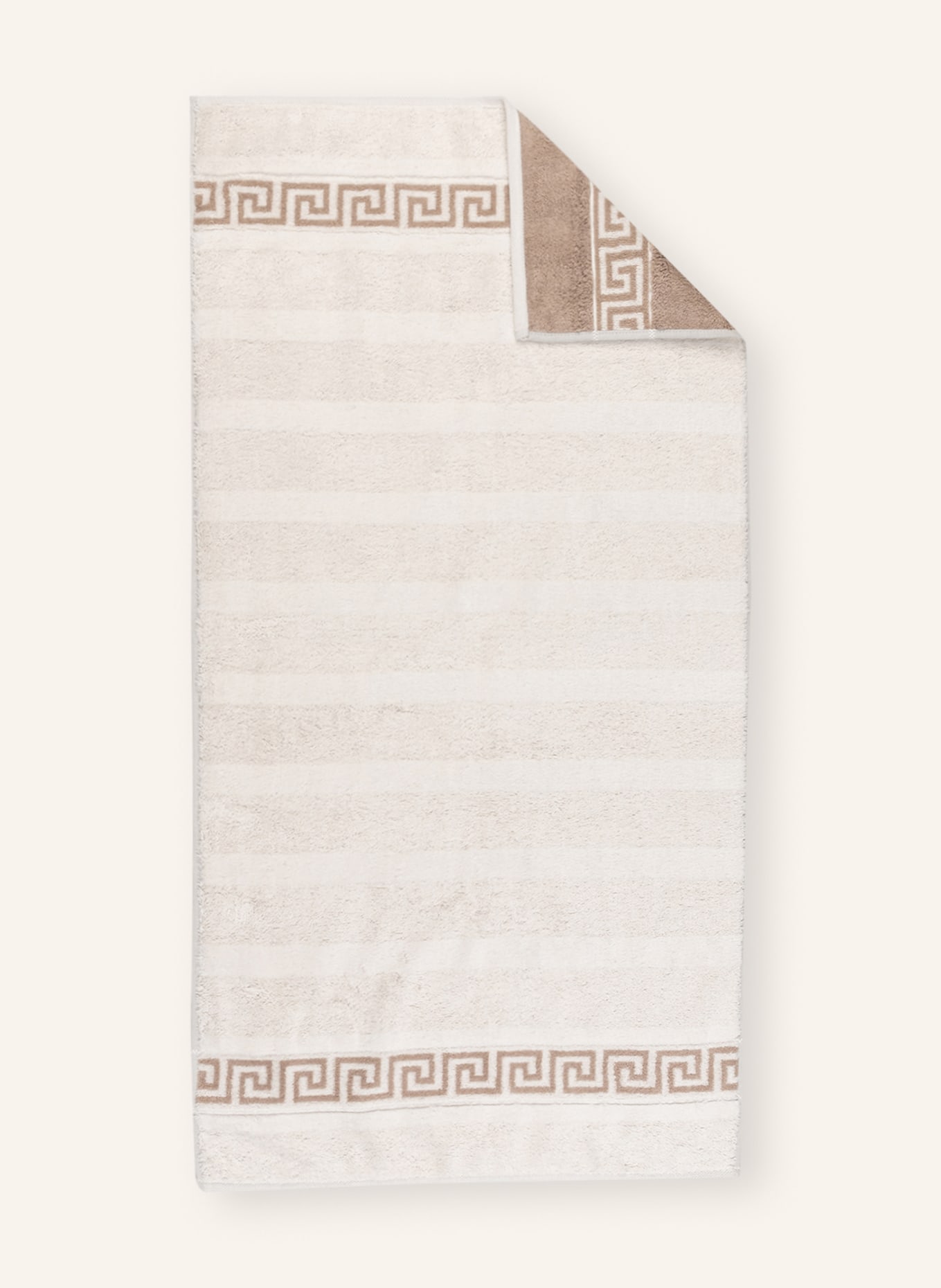 Cawö Towel NOBLESSE DUO, Color: CREAM/ BEIGE (Image 1)