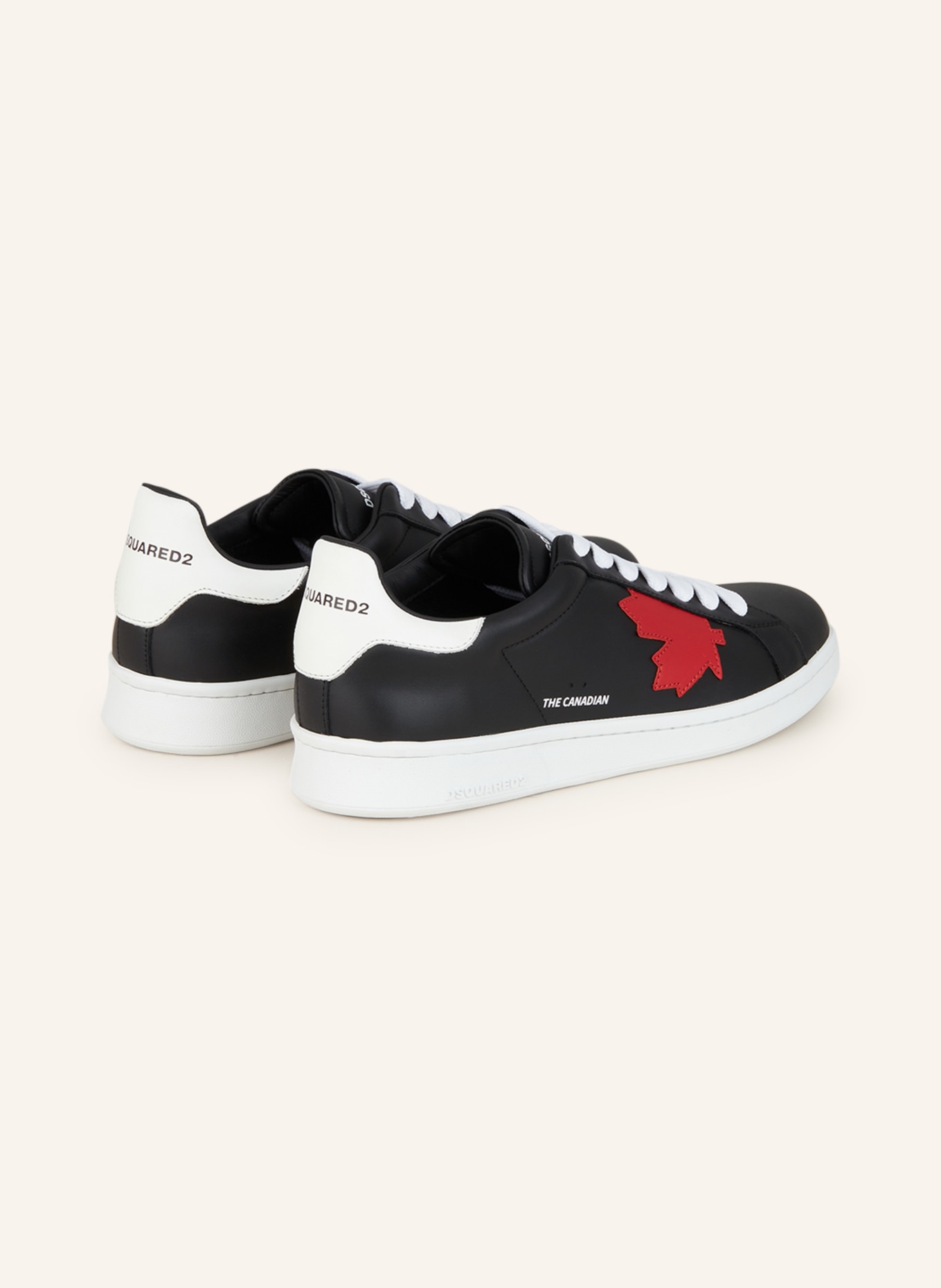 DSQUARED2 Sneakers BOXER, Color: BLACK/ RED (Image 2)