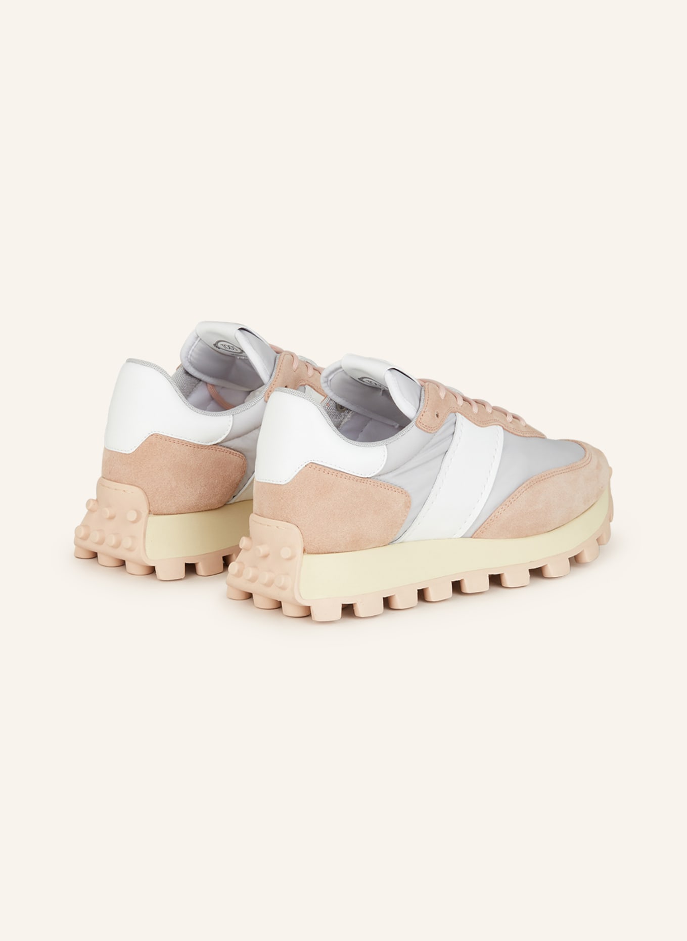 TOD'S Sneakers, Color: LIGHT GRAY/ ROSE/ WHITE (Image 2)
