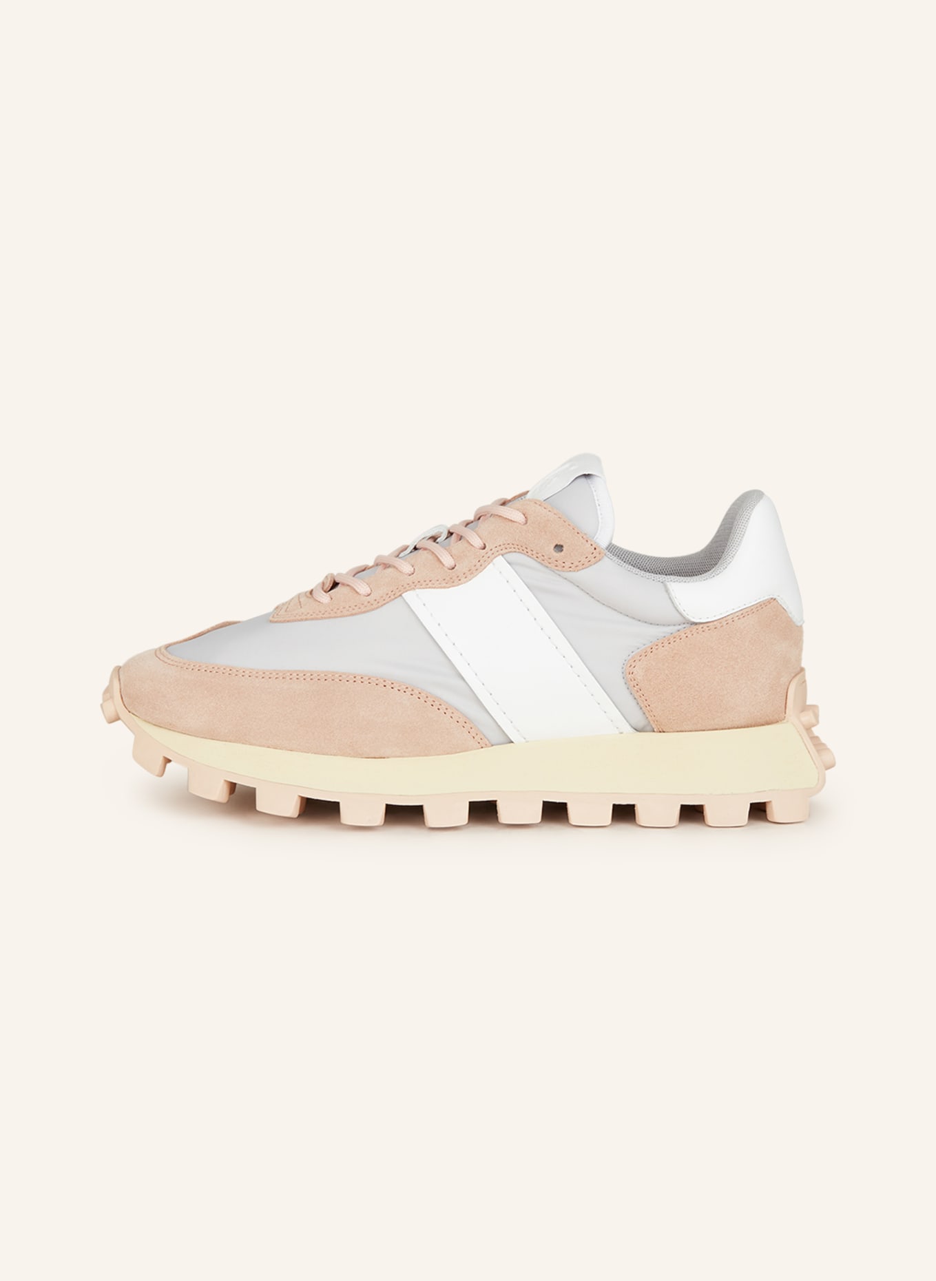 TOD'S Sneakers, Color: LIGHT GRAY/ ROSE/ WHITE (Image 4)