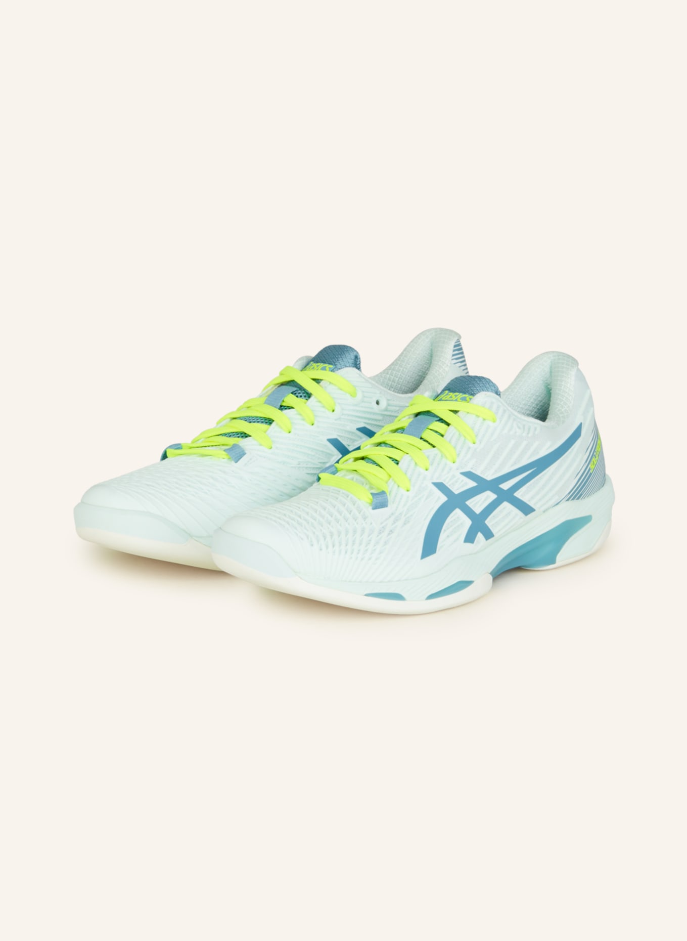 ASICS Tennis shoes SOLUTION SPEED FF 2 INDOOR, Color: MINT/ TEAL (Image 1)