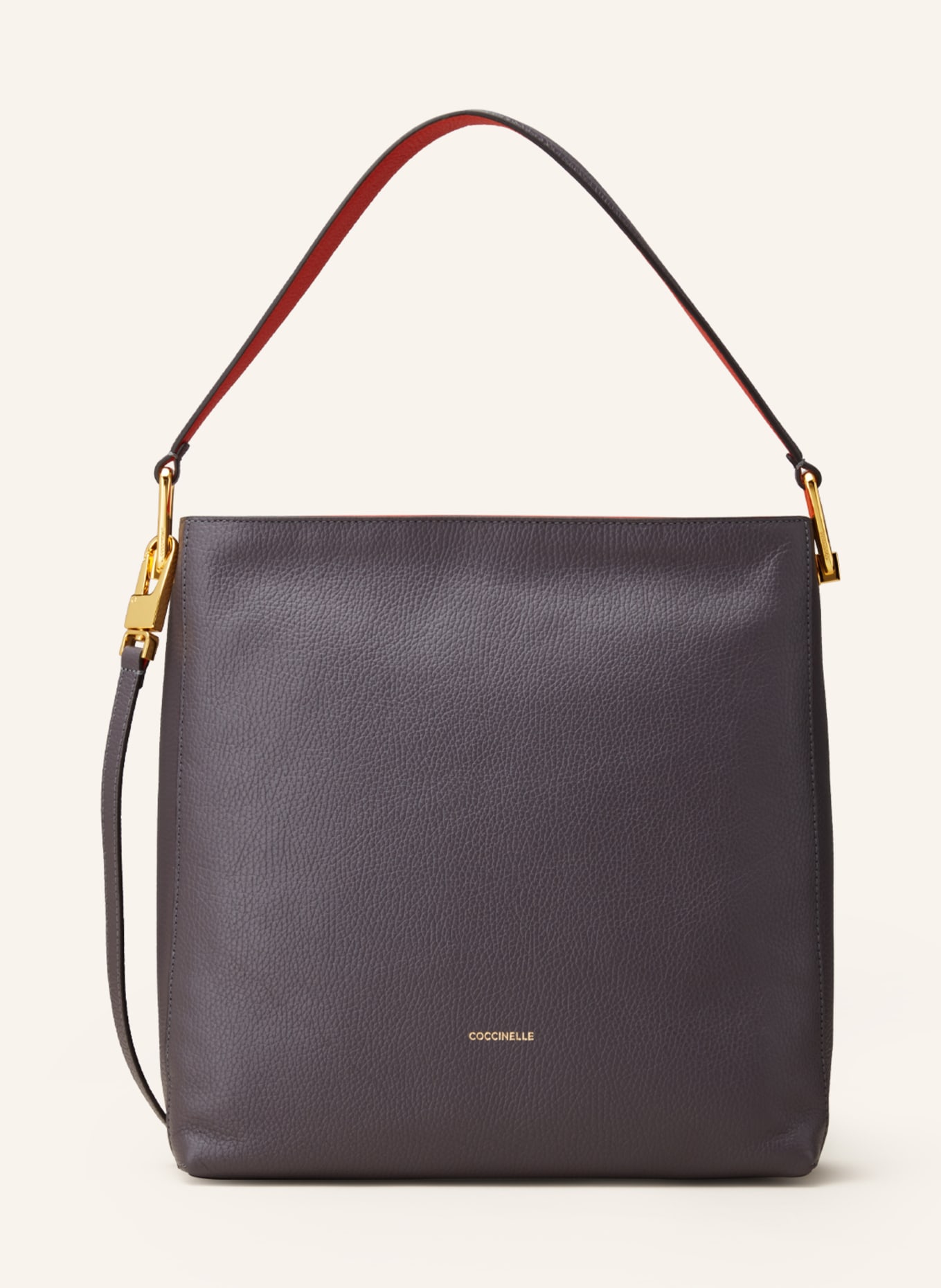 COCCINELLE Hobo-Bag , Farbe: GRAU/ ORANGE (Bild 1)