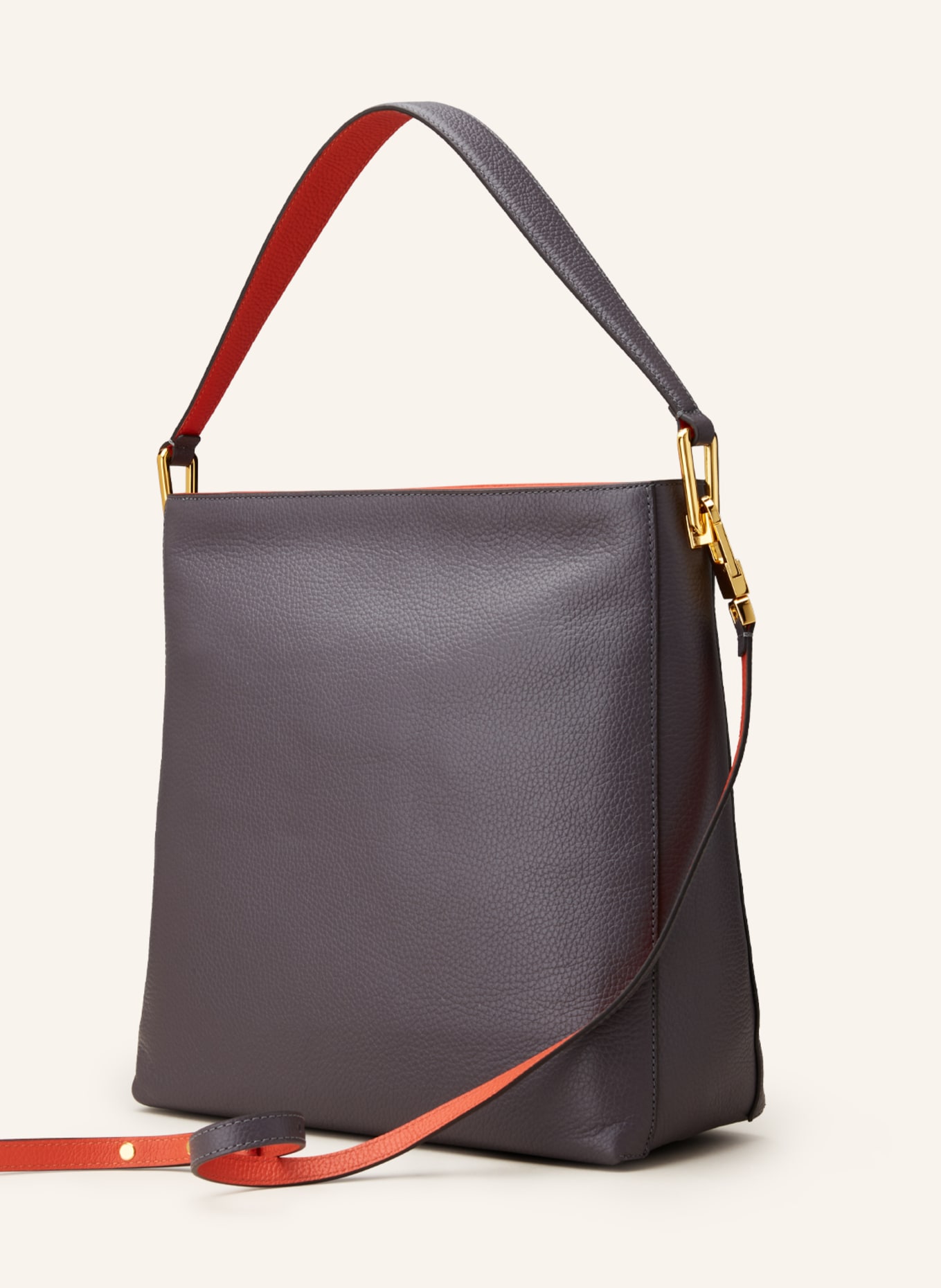 COCCINELLE Hobo bag , Color: GRAY/ ORANGE (Image 2)