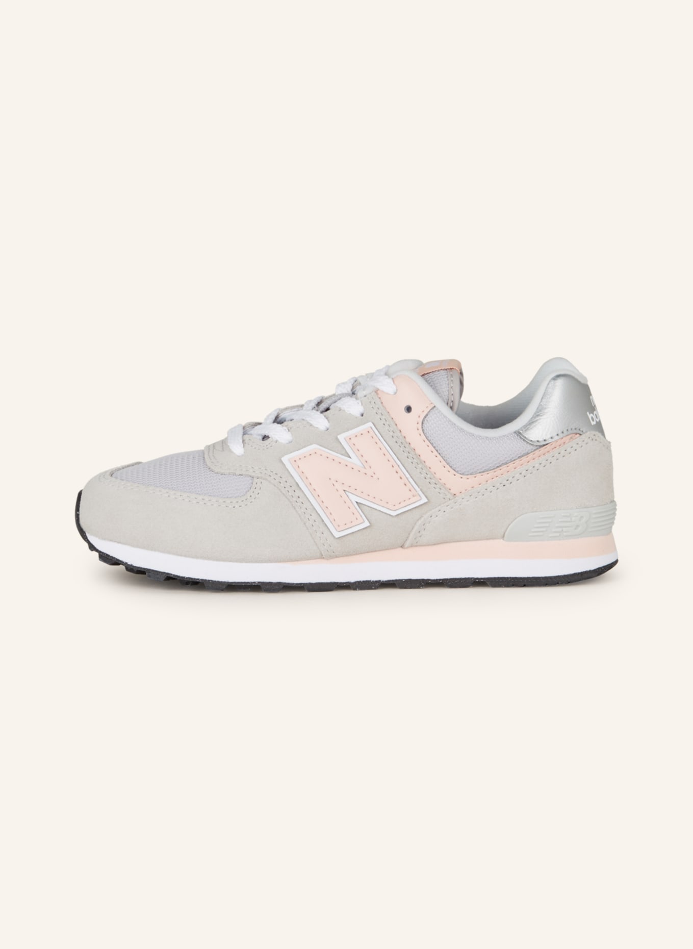 new balance Sneakersy 574, Kolor: JASNOCZARY/ RÓŻOWY (Obrazek 4)