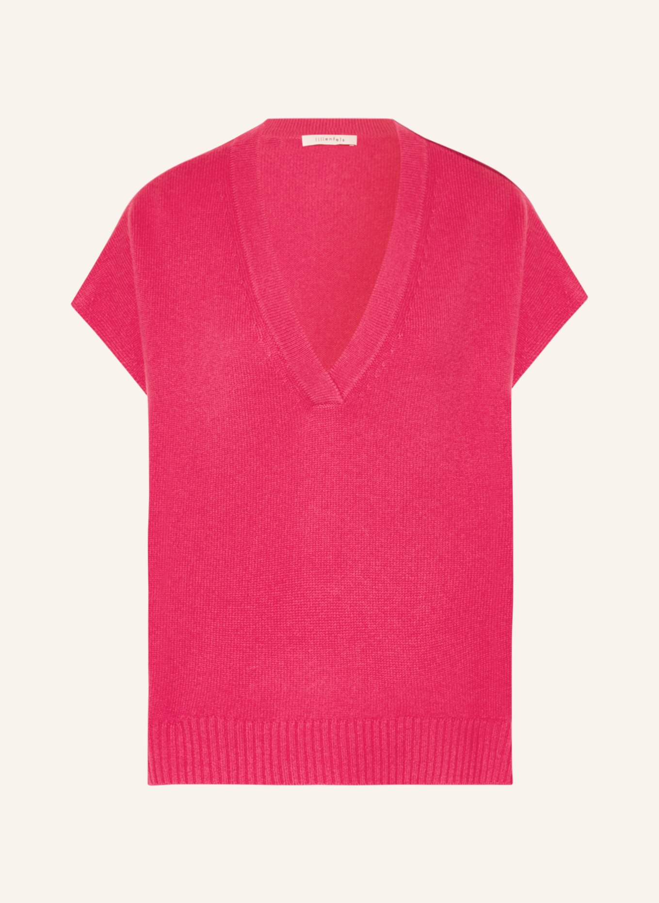 lilienfels Sweater vest with cashmere , Color: PINK (Image 1)