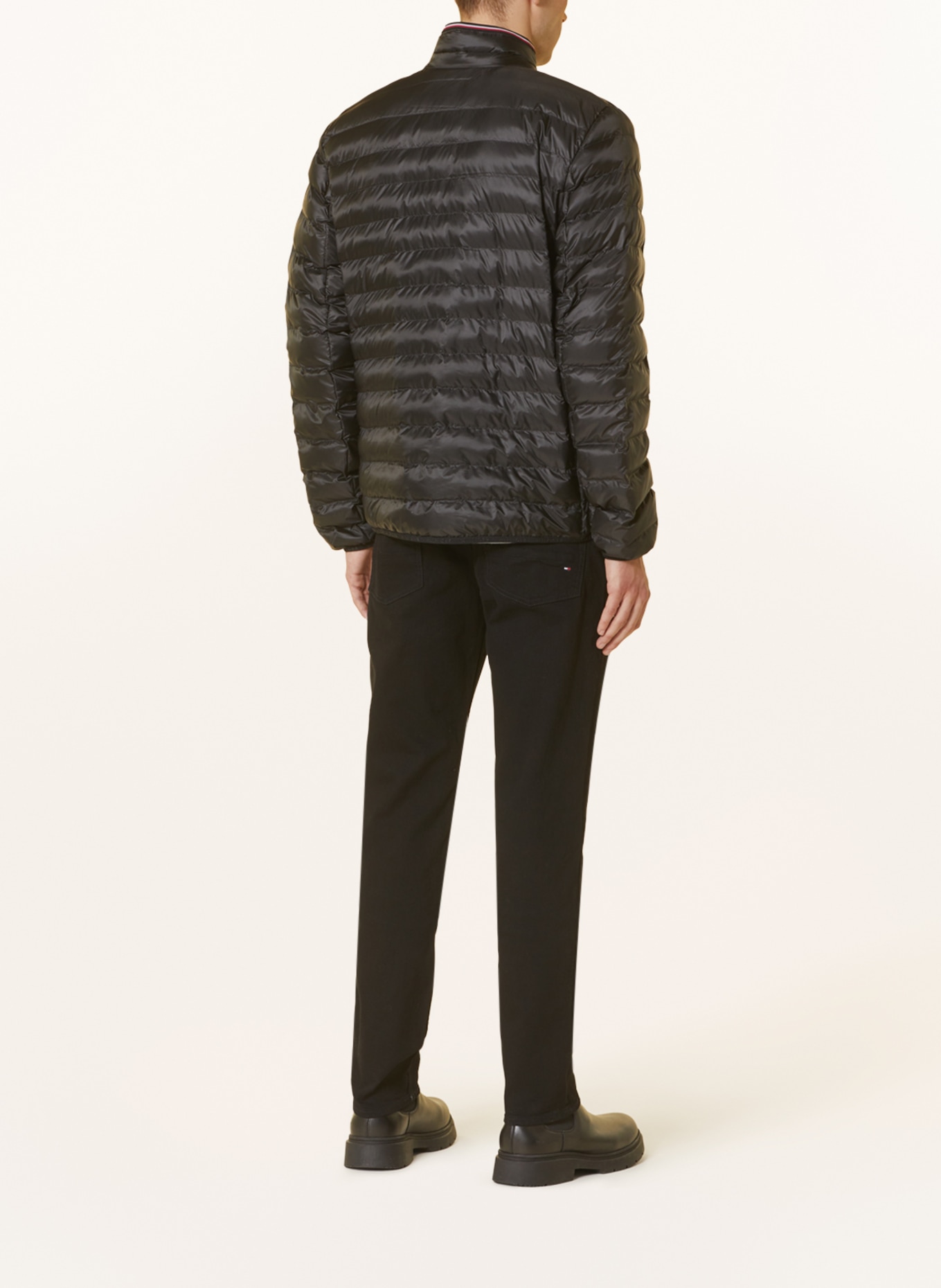 TOMMY HILFIGER Steppjacke: SCHWARZ