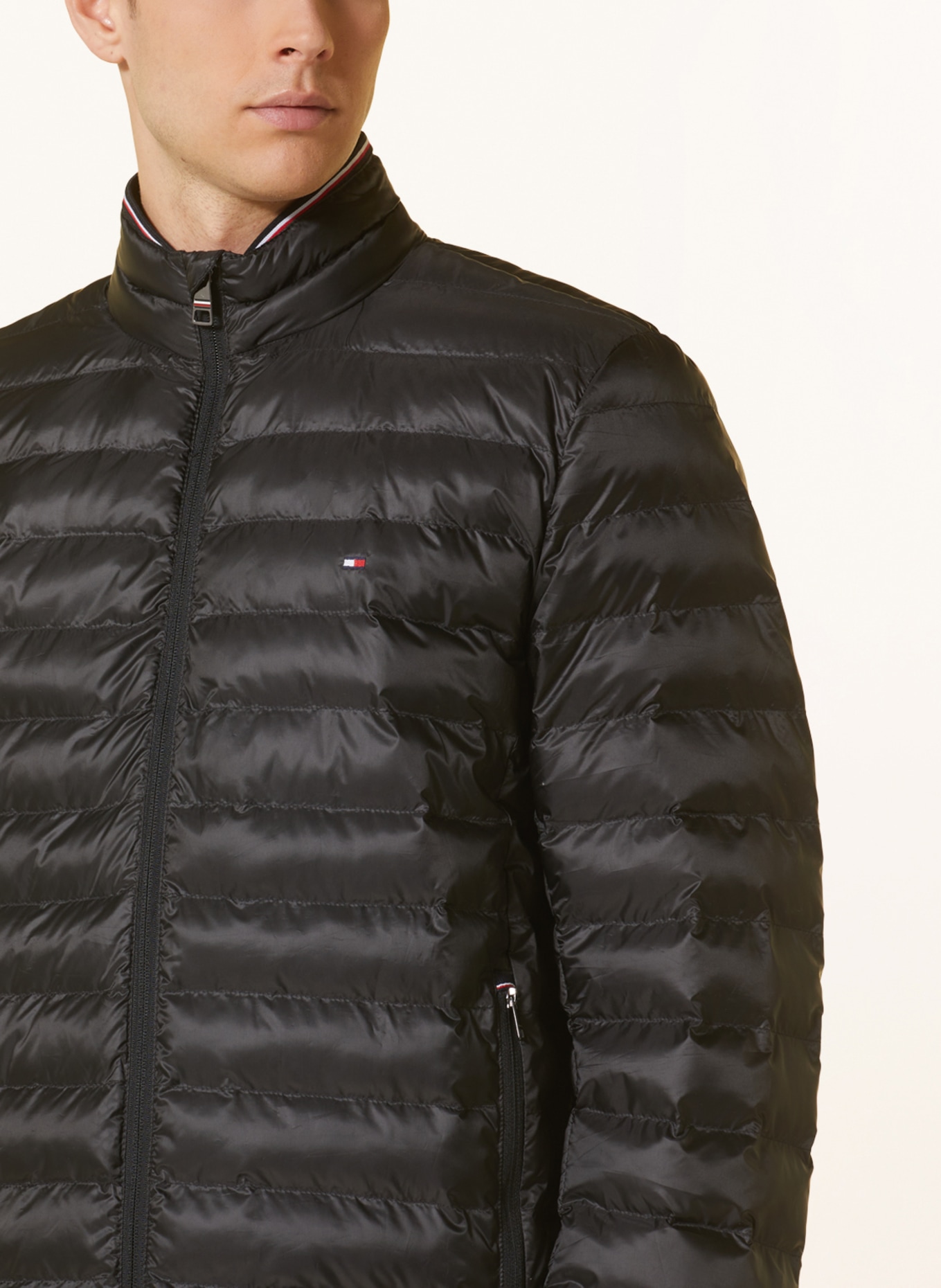 TOMMY HILFIGER Steppjacke: SCHWARZ