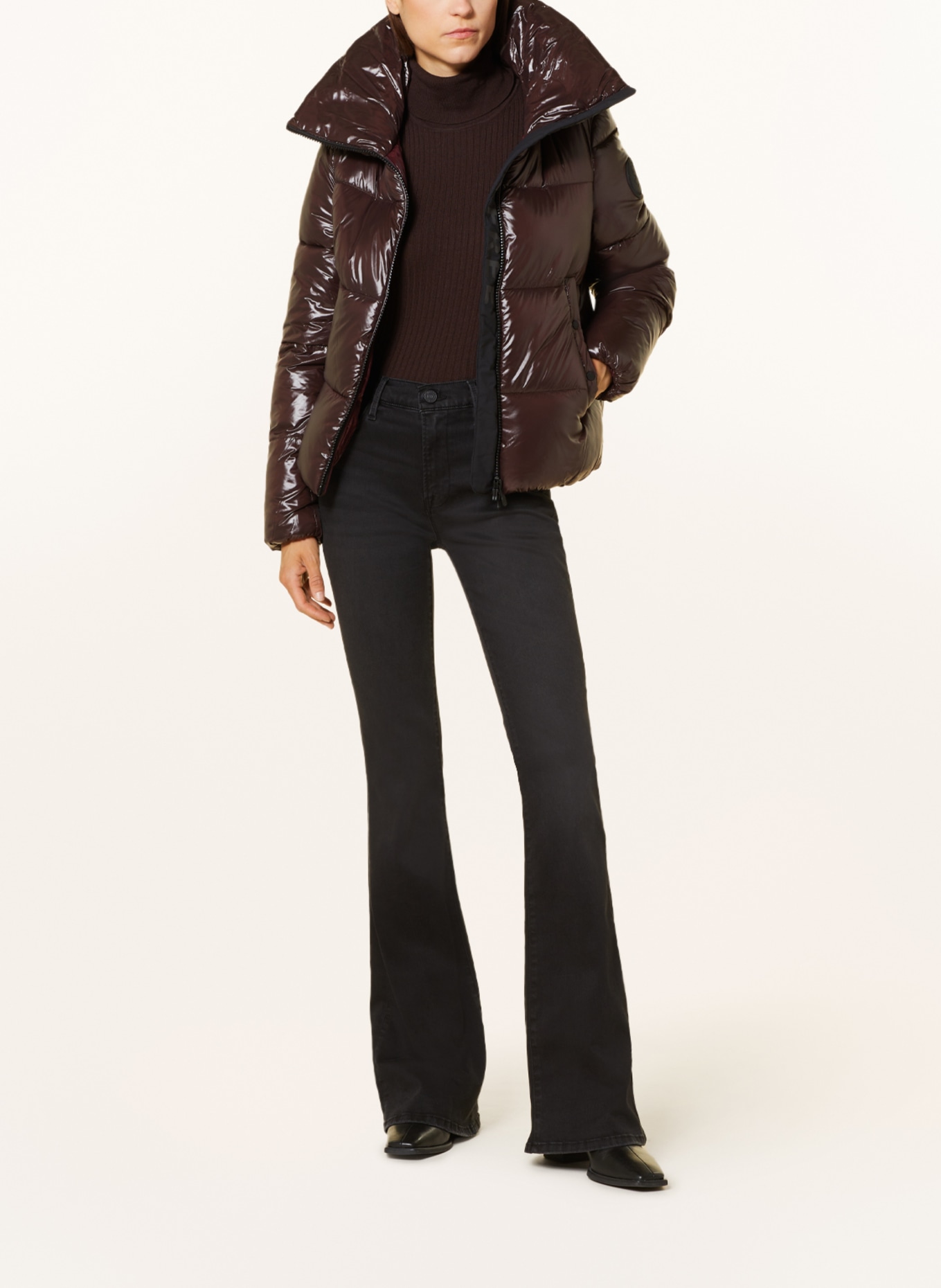 SAVE THE DUCK Steppjacke LUCK ISLA: DUNKELBRAUN