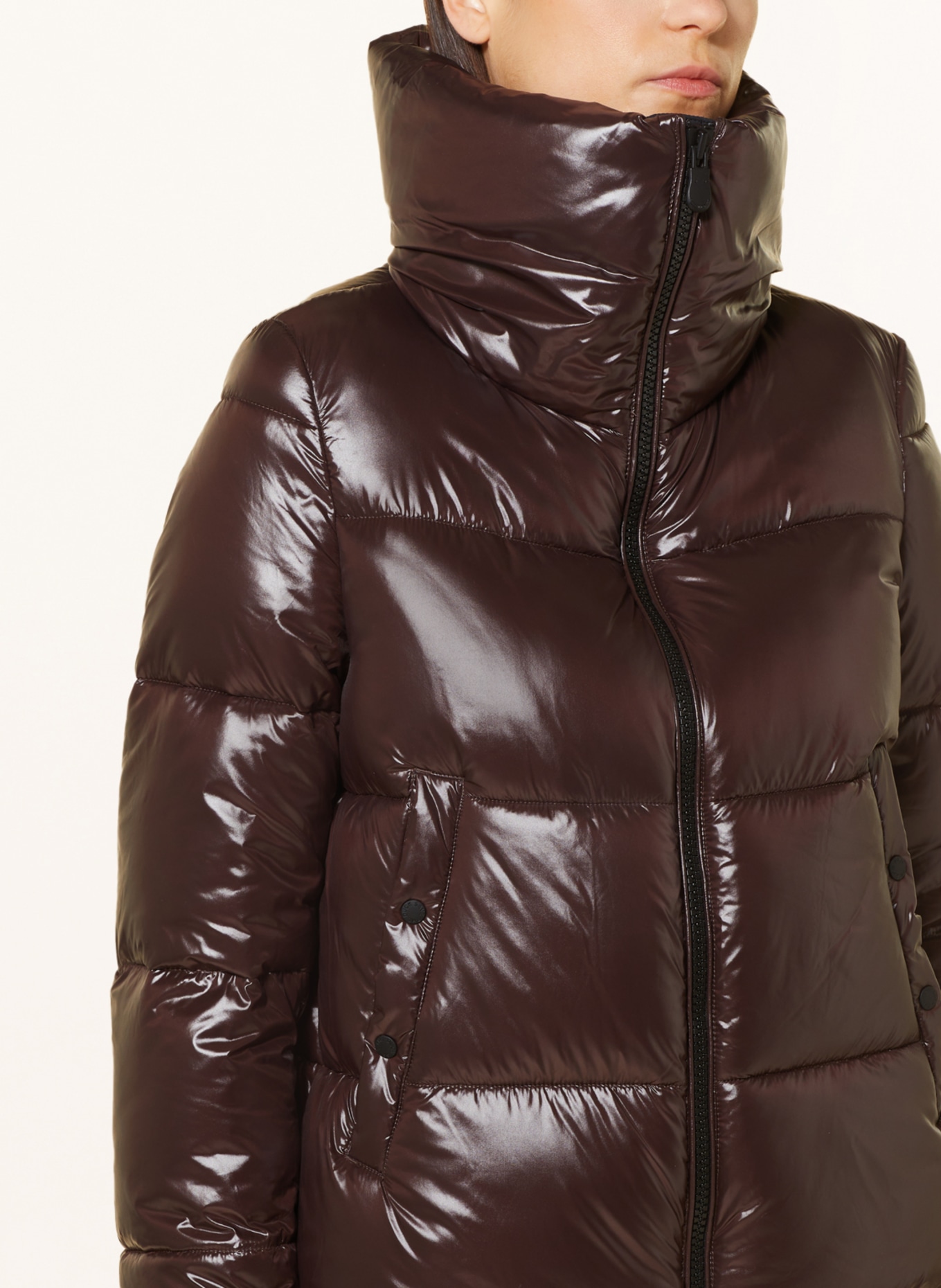 SAVE THE DUCK Steppjacke LUCK ISLA: DUNKELBRAUN