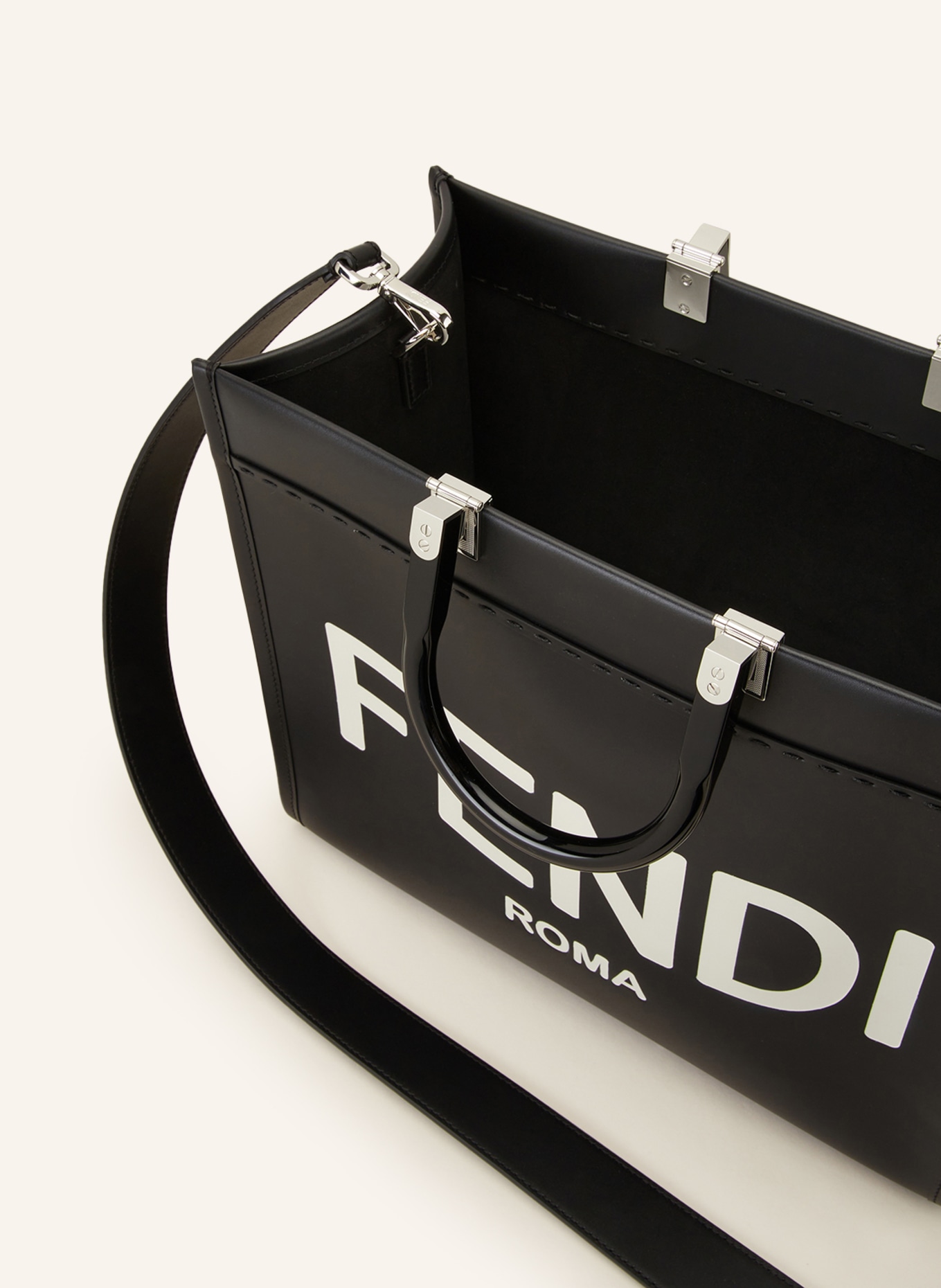 FENDI Shopper SUNSHINE , Color: BLACK (Image 3)