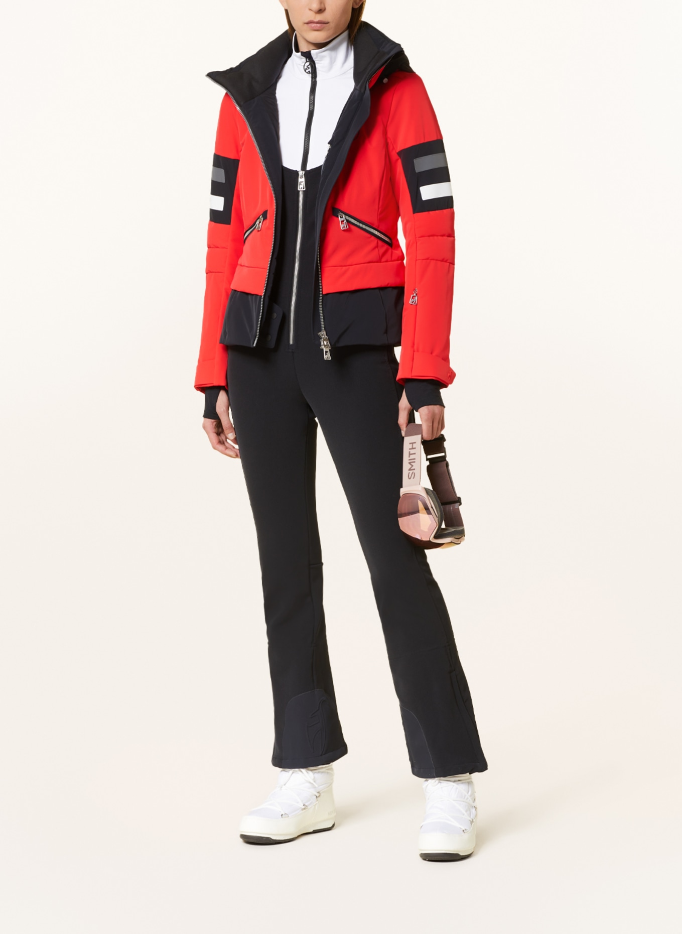 toni sailer Spodnie narciarskie z softshellu ALISA, Kolor: CZARNY (Obrazek 2)