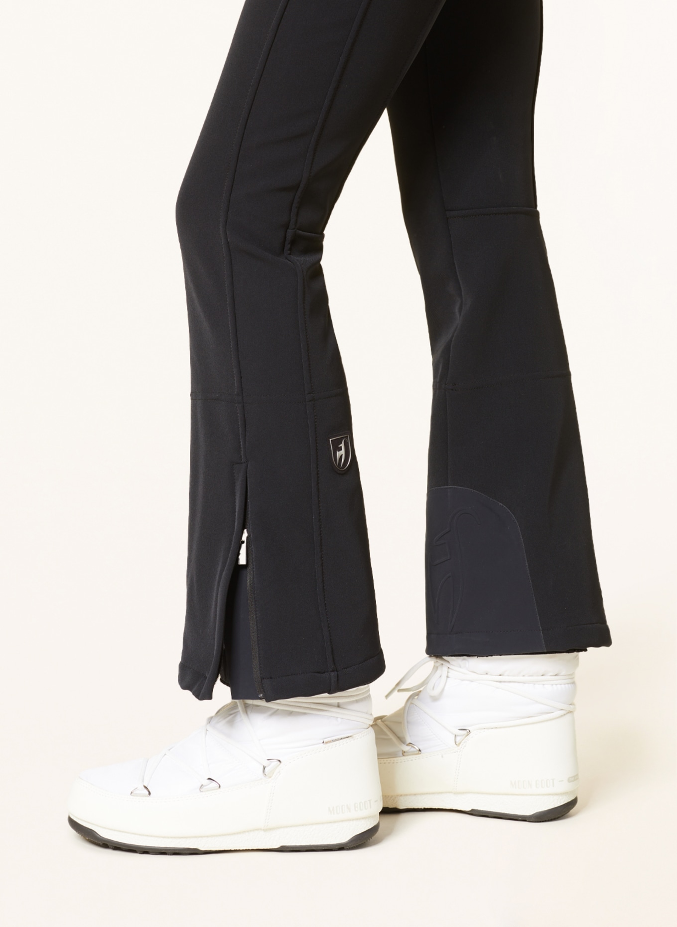 toni sailer Spodnie narciarskie z softshellu ALISA, Kolor: CZARNY (Obrazek 5)