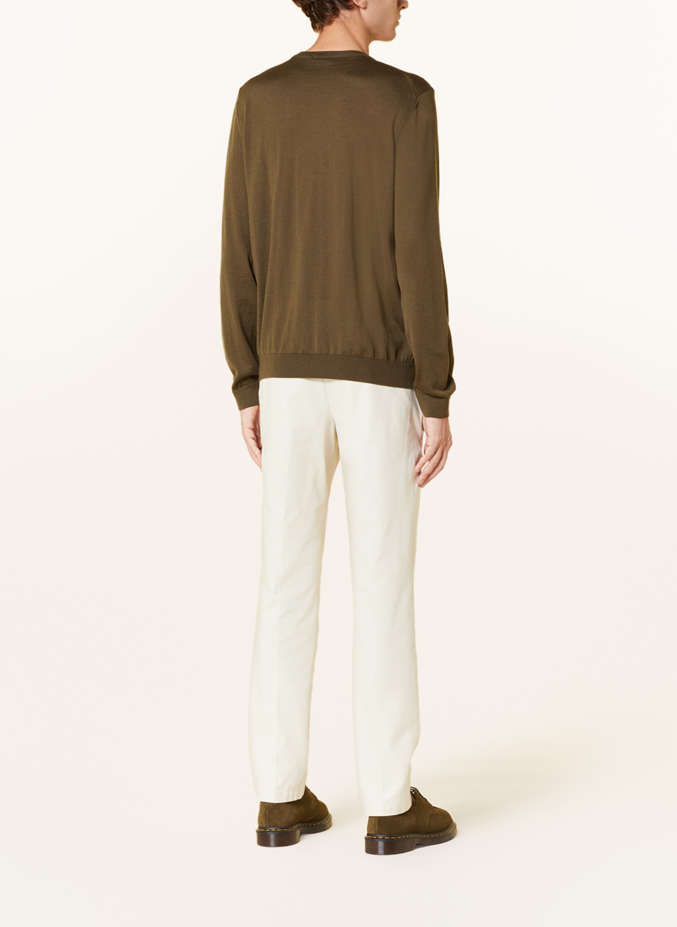 BOSS Pullover LENO, Farbe: OLIV (Bild 3)