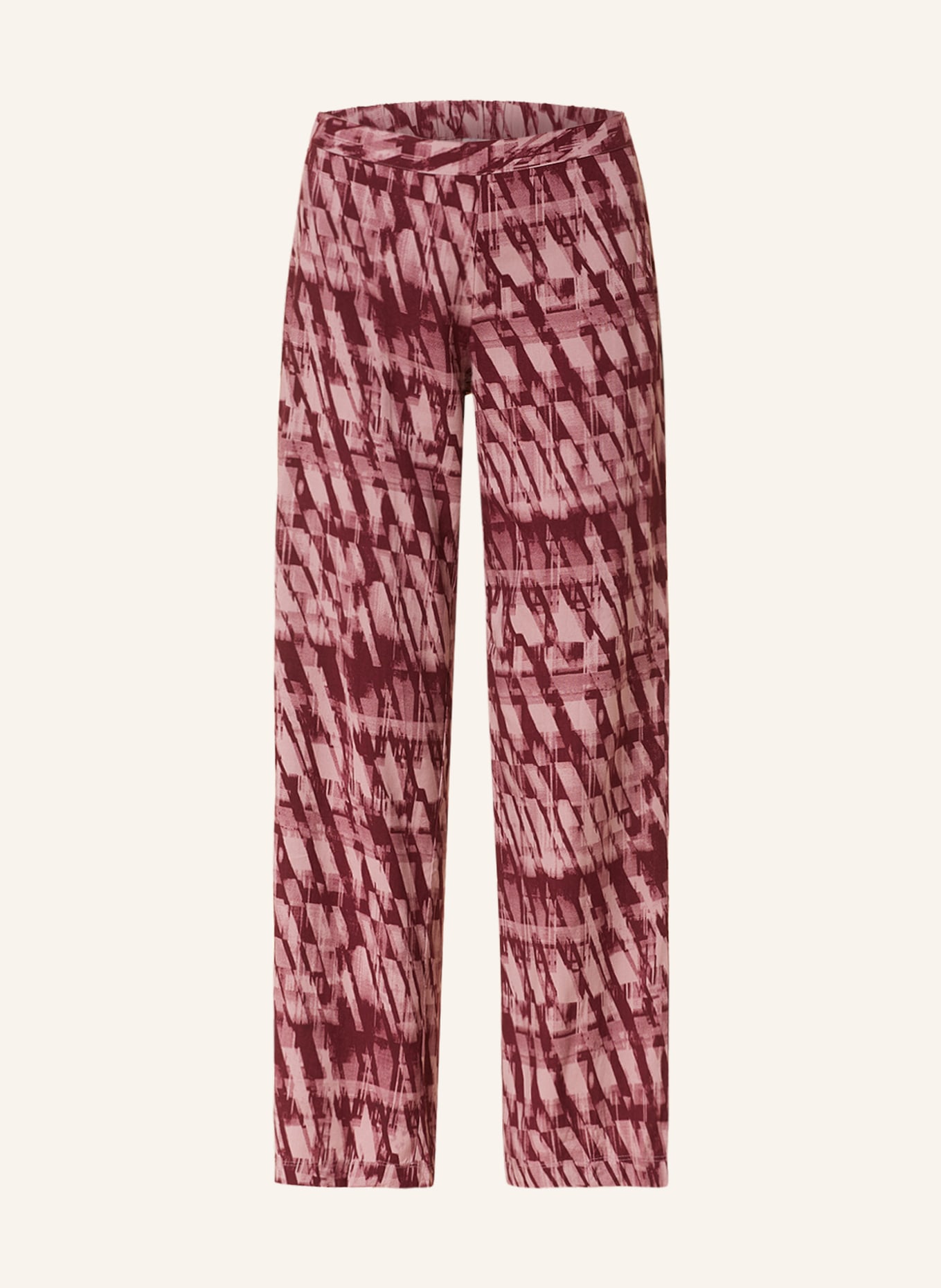 Calvin Klein Schlafhose: DUNKELROT / ROSÉ